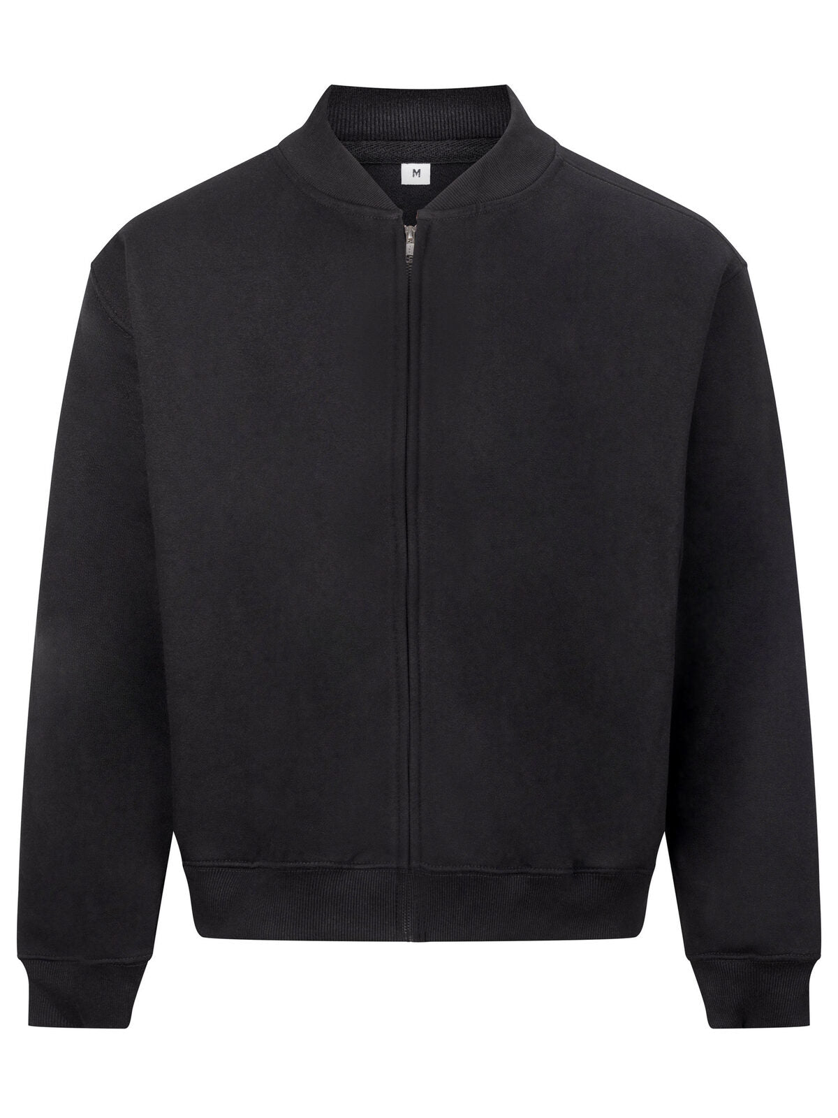 Signature Heavyweight Bomber Sweat Herren Sweatshirt / Hoodie – Just Hoods by AWDis – Farbe deep black – individuell veredelbar