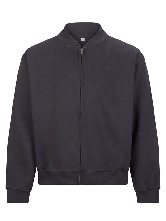 Signature Heavyweight Bomber Sweat Herren Sweatshirt / Hoodie – Just Hoods by AWDis – Farbe solid charcoal – individuell veredelbar