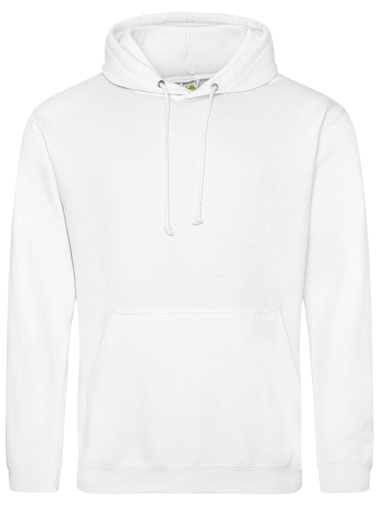 Organic Hoodie Herren Sweatshirt / Hoodie – Just Hoods by AWDis – Farbe arctic white – individuell veredelbar