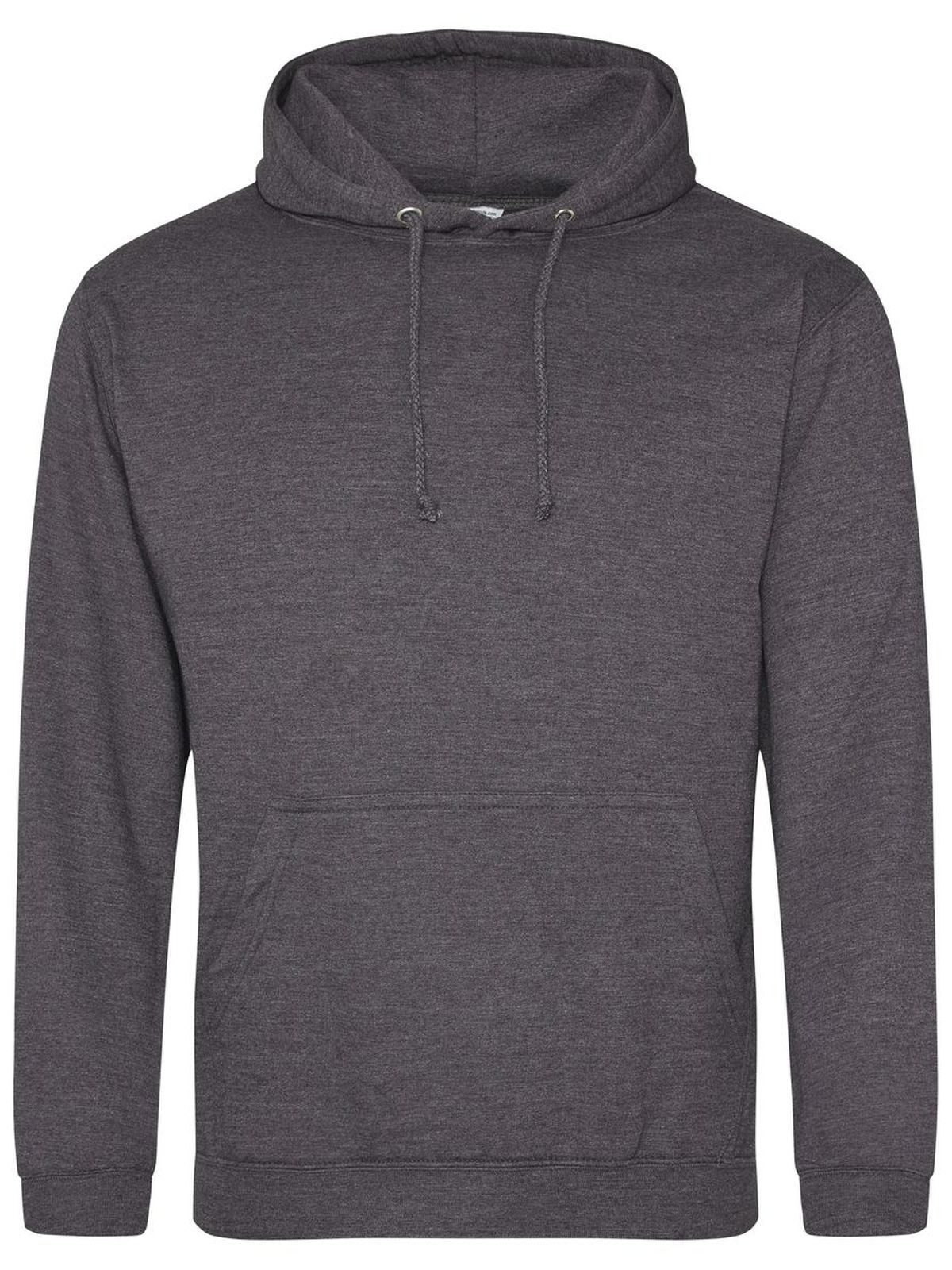 Organic Hoodie Herren Sweatshirt / Hoodie – Just Hoods by AWDis – Farbe Anthrazit – individuell veredelbar