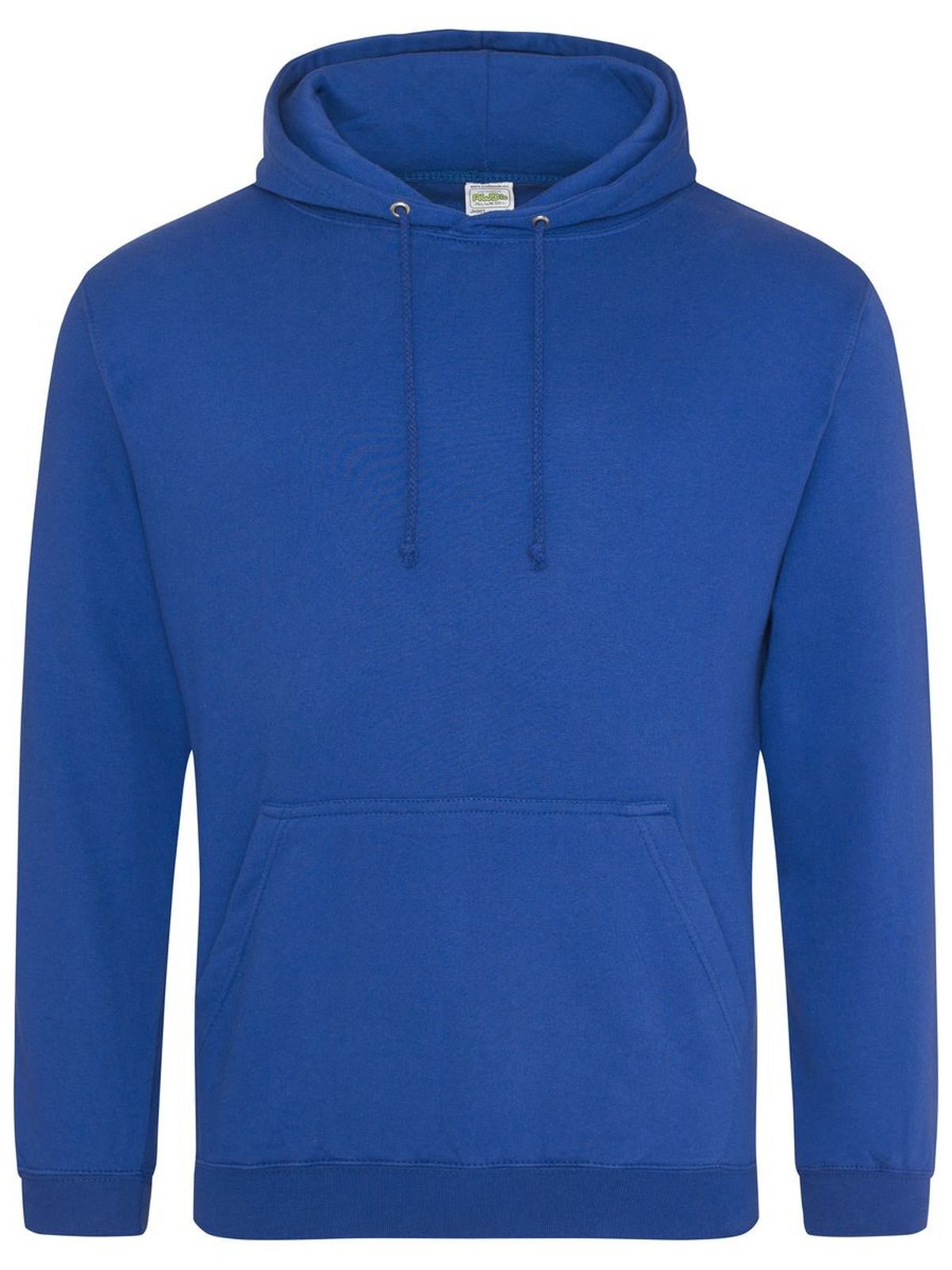Organic Hoodie Herren Sweatshirt / Hoodie – Just Hoods by AWDis – Farbe Royalblau – individuell veredelbar