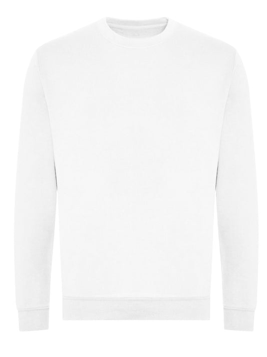 Organic Sweat Herren Sweatshirt / Hoodie – Just Hoods by AWDis – Farbe arctic white – individuell veredelbar