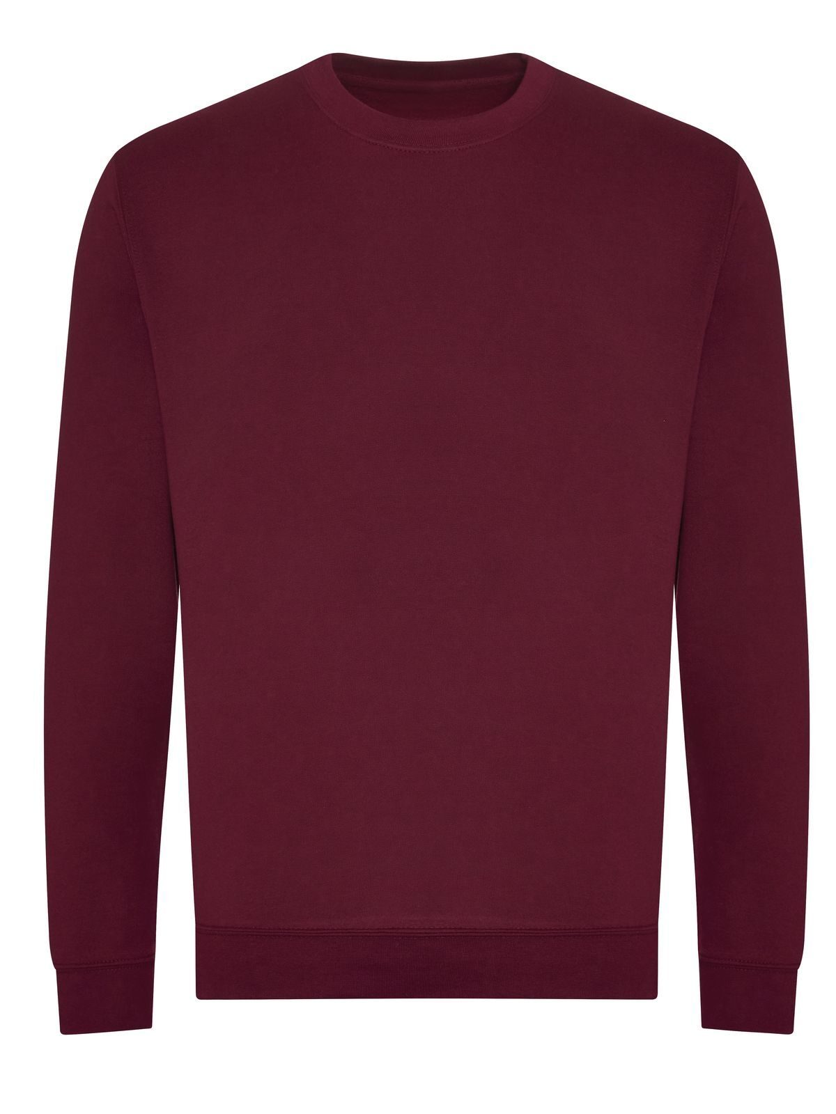 Organic Sweat Herren Sweatshirt / Hoodie – Just Hoods by AWDis – Farbe Burgundy – individuell veredelbar