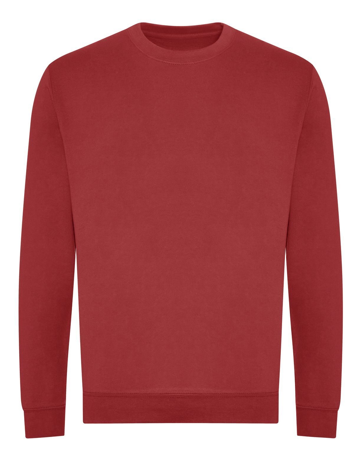 Organic Sweat Herren Sweatshirt / Hoodie – Just Hoods by AWDis – Farbe fire red – individuell veredelbar