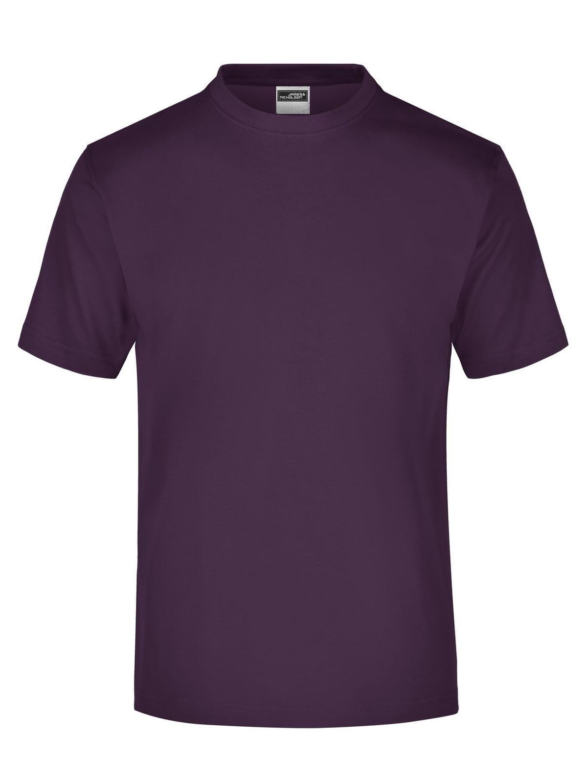 Round-T-Medium (150g/m²) T-Shirt – Daiber – Farbe aubergine – individuell veredelbar