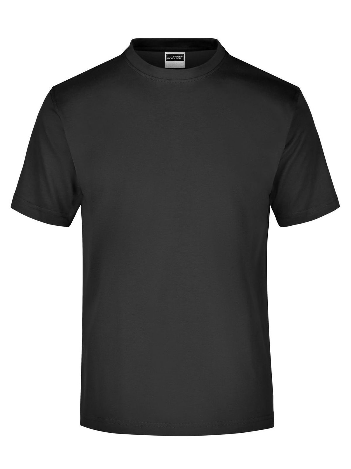 Round-T-Medium (150g/m²) T-Shirt – Daiber – Farbe Schwarz – individuell veredelbar