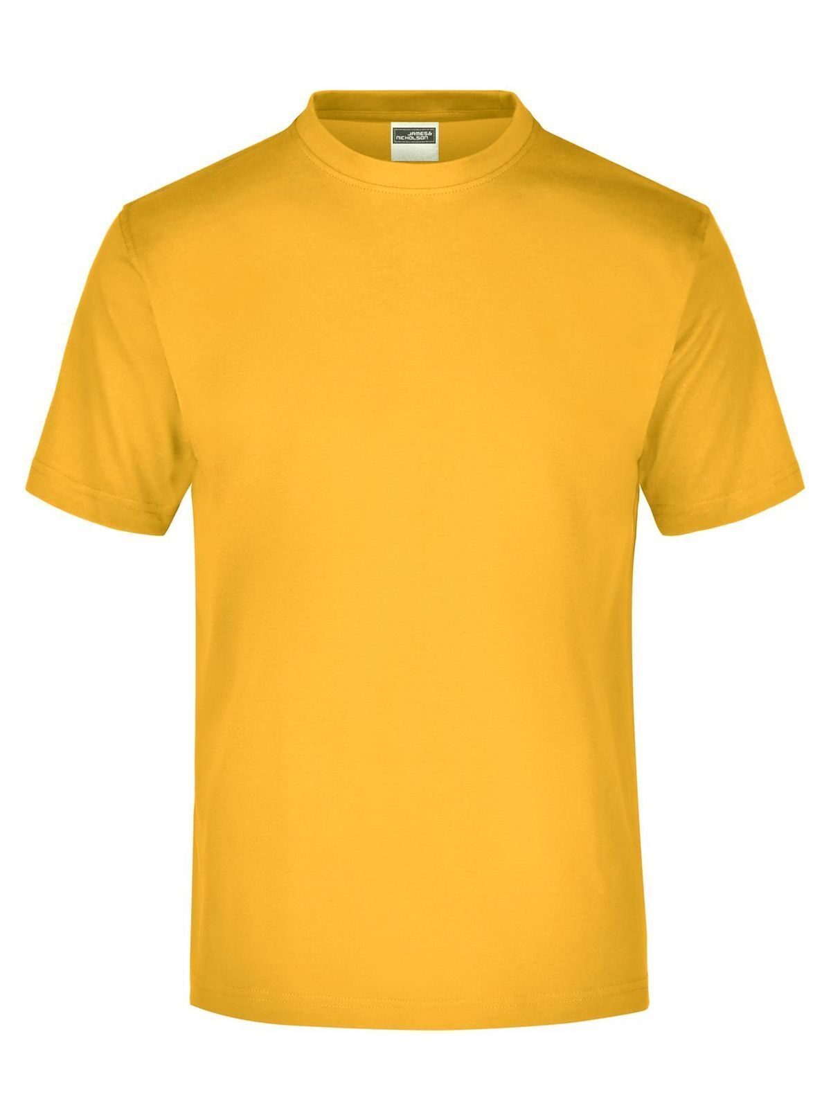 Round-T-Medium (150g/m²) T-Shirt – Daiber – Farbe gold-yellow – individuell veredelbar