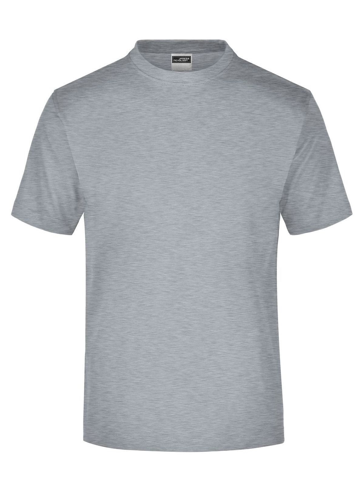 Round-T-Medium (150g/m²) T-Shirt – Daiber – Farbe grey-heather – individuell veredelbar