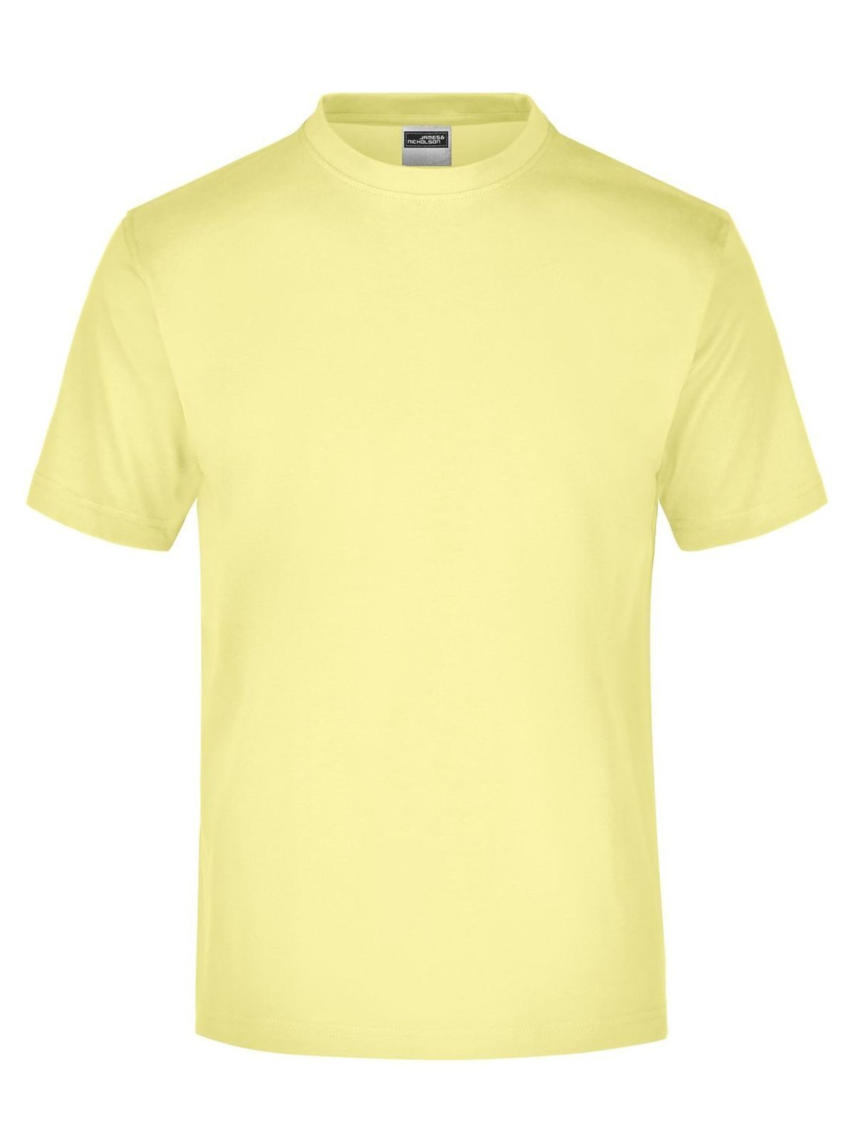 Round-T-Medium (150g/m²) T-Shirt – Daiber – Farbe light-yellow – individuell veredelbar