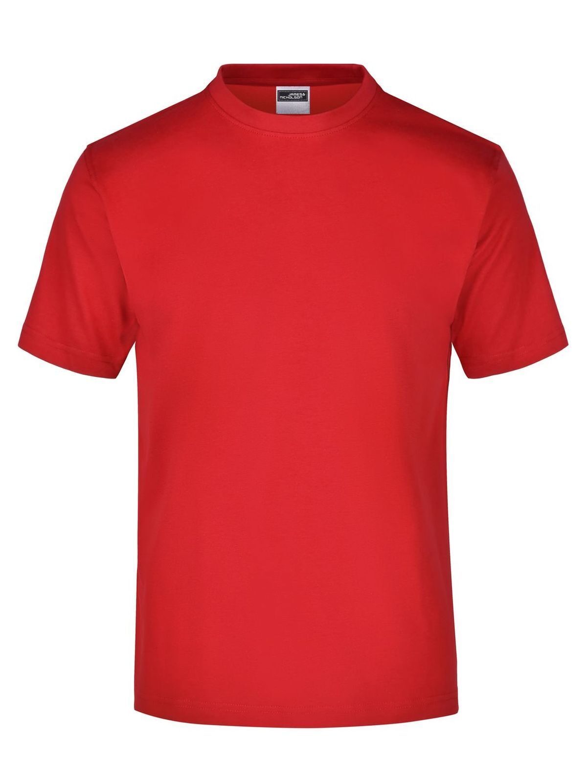 Round-T-Medium (150g/m²) T-Shirt – Daiber – Farbe tomato – individuell veredelbar