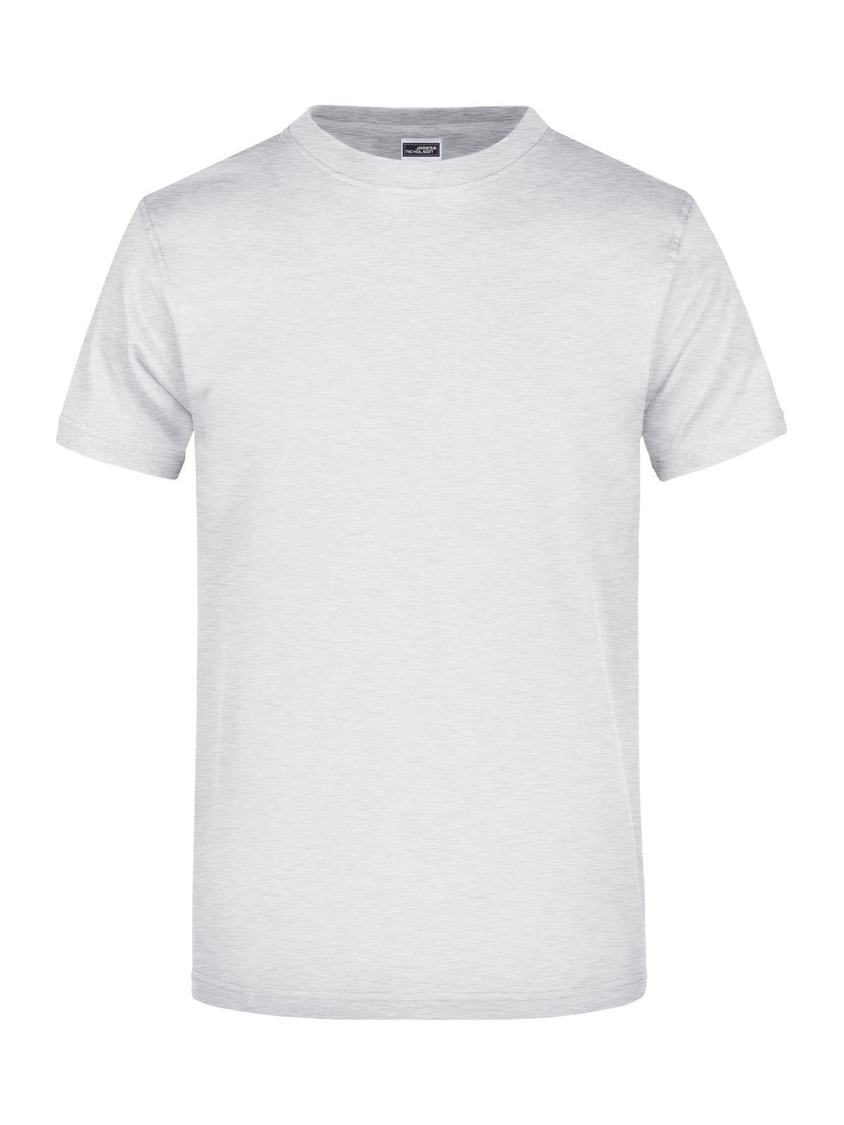 Round-T Heavy T-Shirt – Daiber – Farbe ash – individuell veredelbar