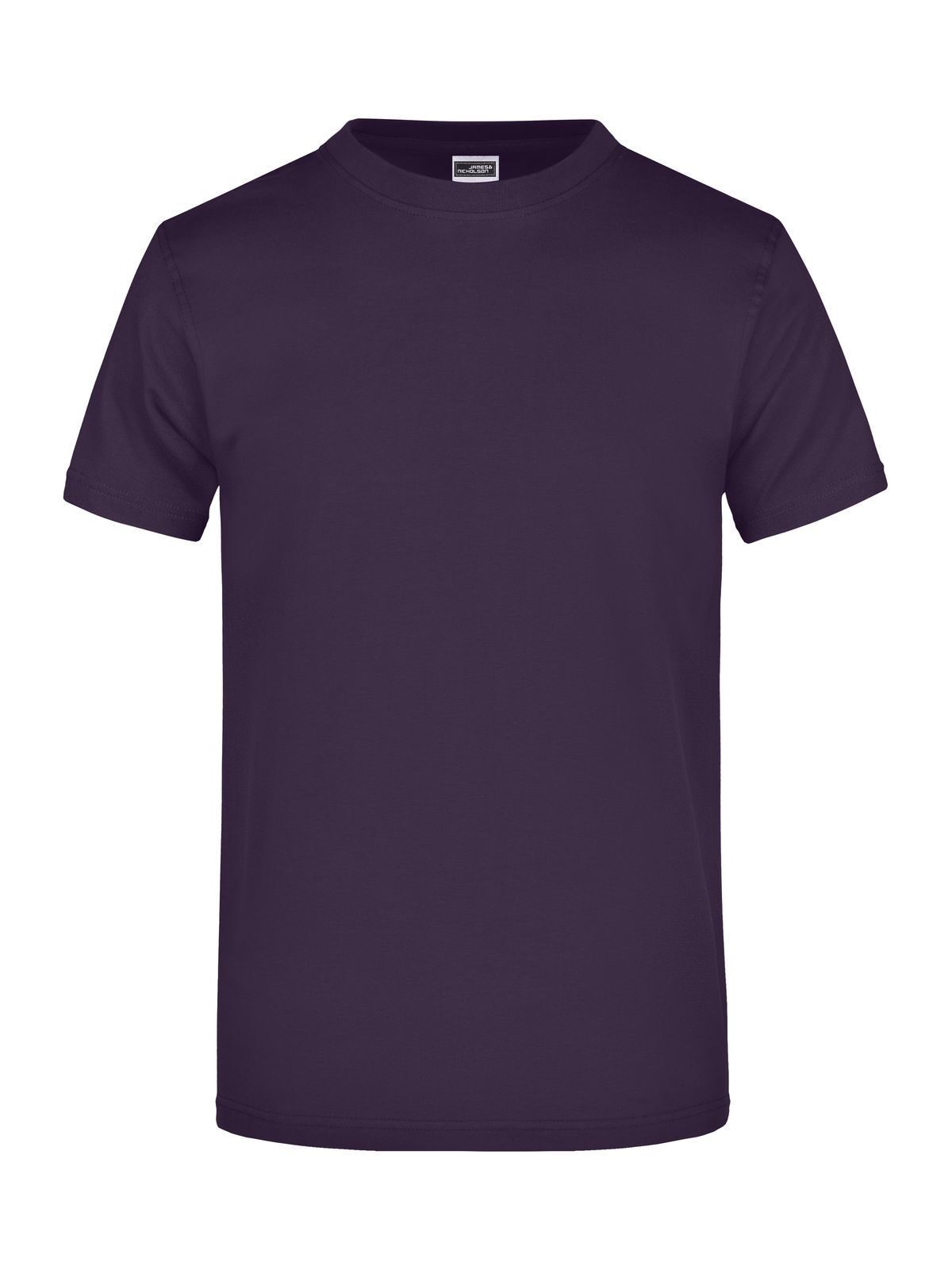Round-T Heavy T-Shirt – Daiber – Farbe aubergine – individuell veredelbar