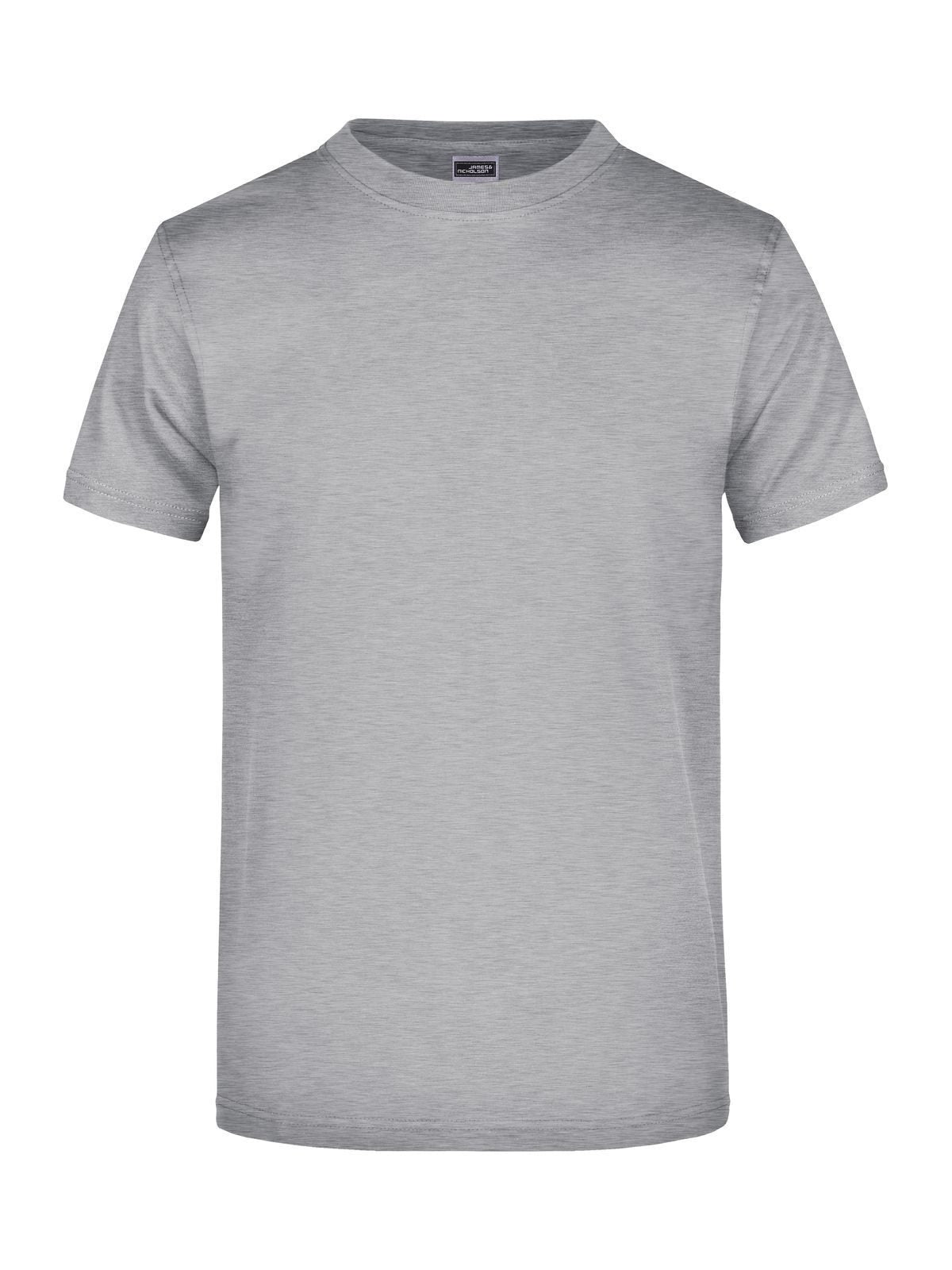 Round-T Heavy T-Shirt – Daiber – Farbe grey-heather – individuell veredelbar