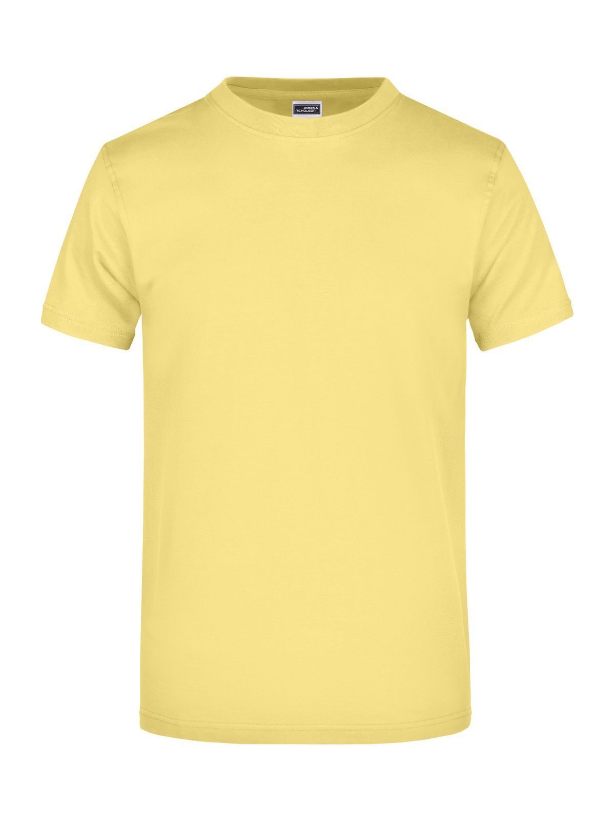 Round-T Heavy T-Shirt – Daiber – Farbe light-yellow – individuell veredelbar
