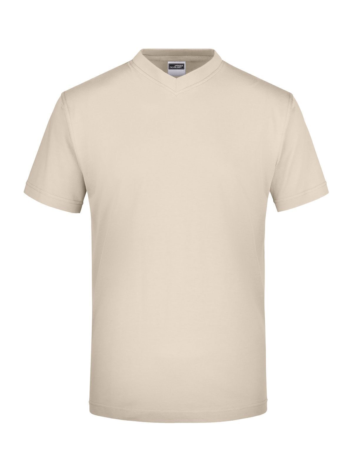 V-T Medium T-Shirt – Daiber – Farbe Stein – individuell veredelbar