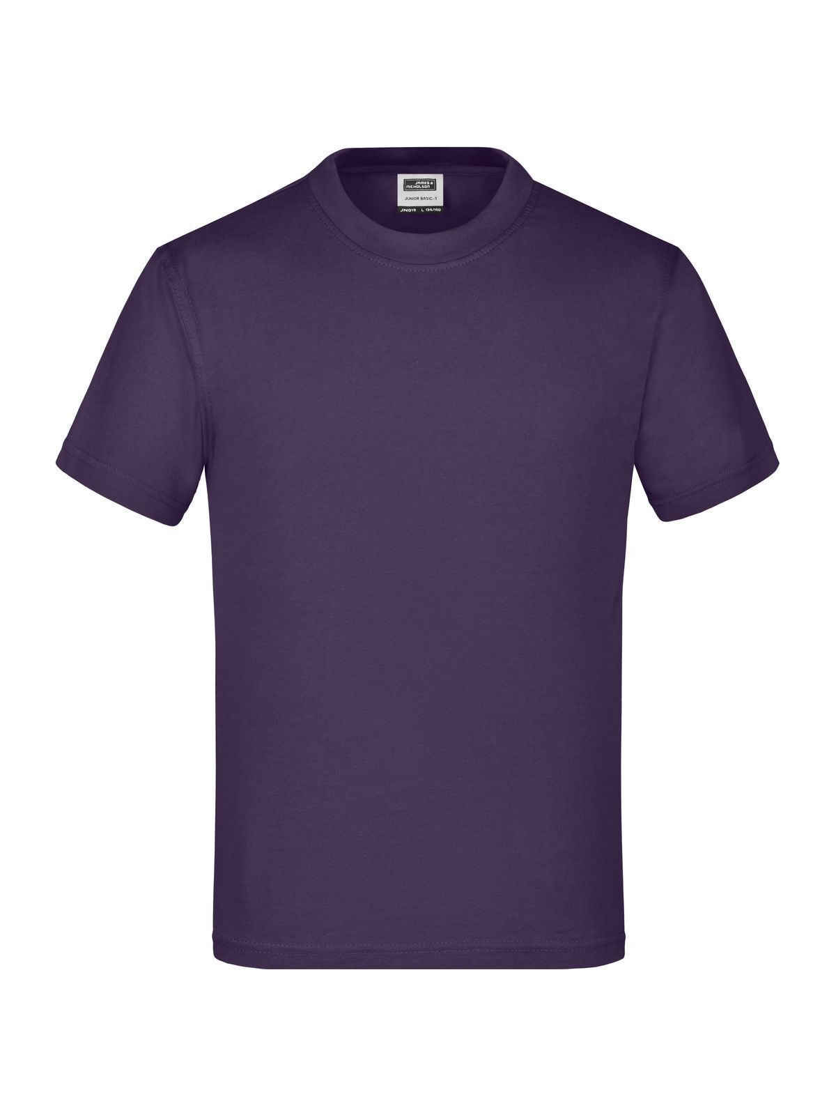 Junior Basic-T Kinder T-Shirt – Daiber – Farbe aubergine – individuell veredelbar