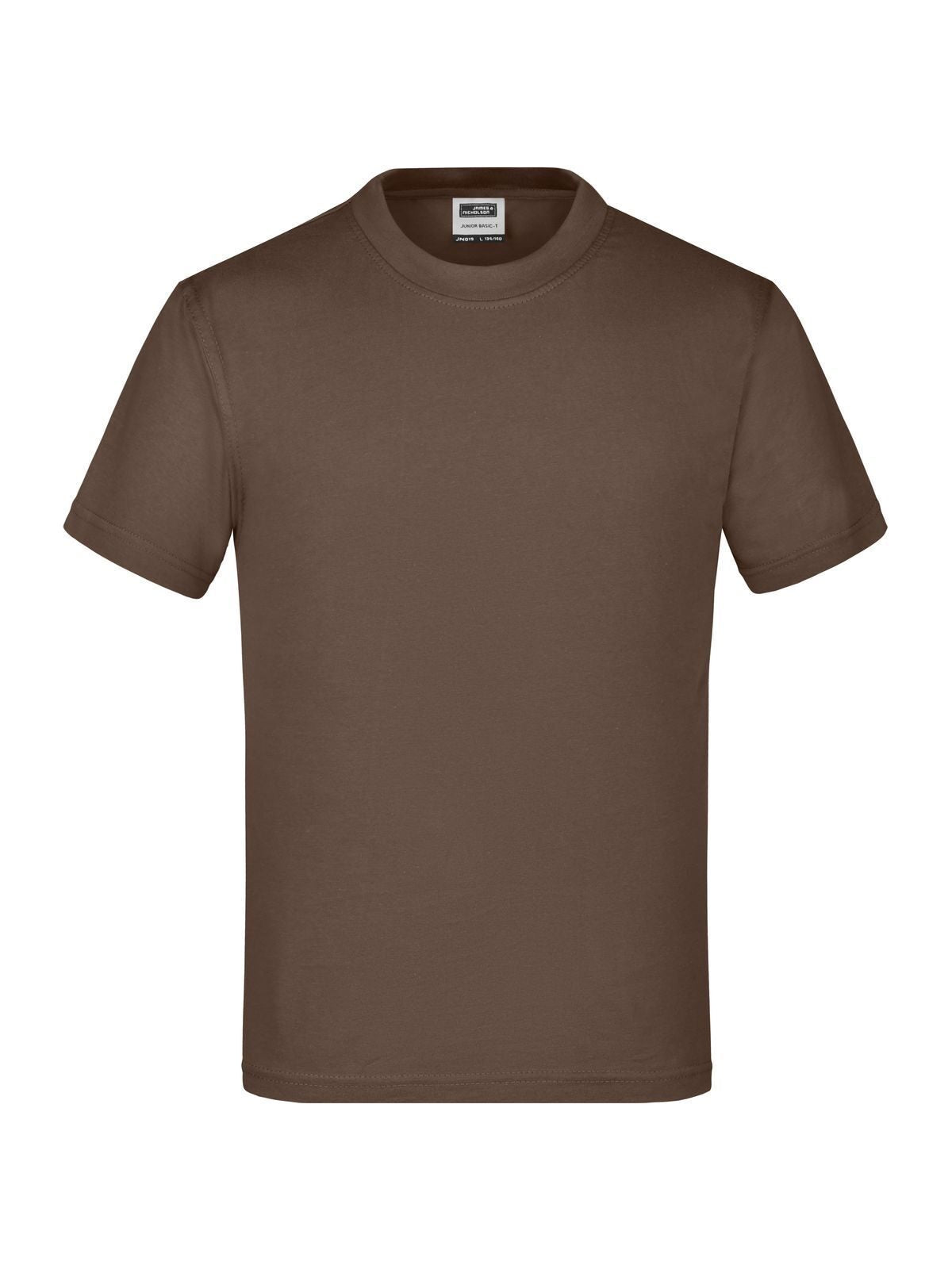 Junior Basic-T Kinder T-Shirt – Daiber – Farbe Braun – individuell veredelbar