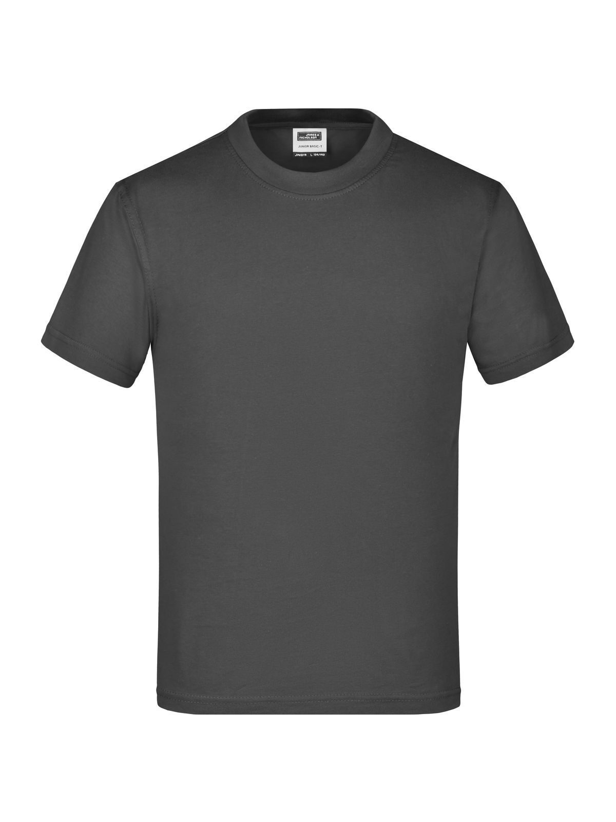 Junior Basic-T Kinder T-Shirt – Daiber – Farbe graphite – individuell veredelbar