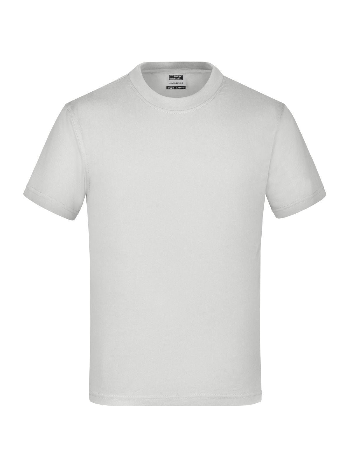 Junior Basic-T Kinder T-Shirt – Daiber – Farbe light-grey – individuell veredelbar