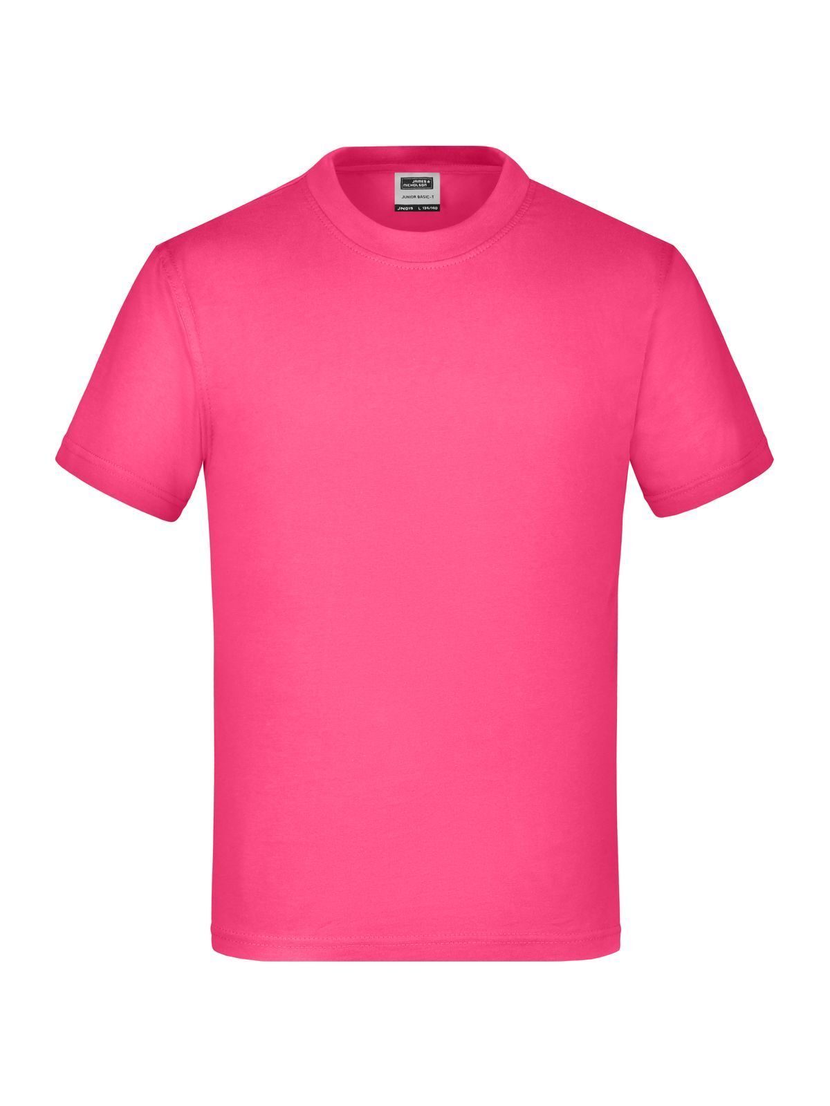 Junior Basic-T Kinder T-Shirt – Daiber – Farbe Pink – individuell veredelbar