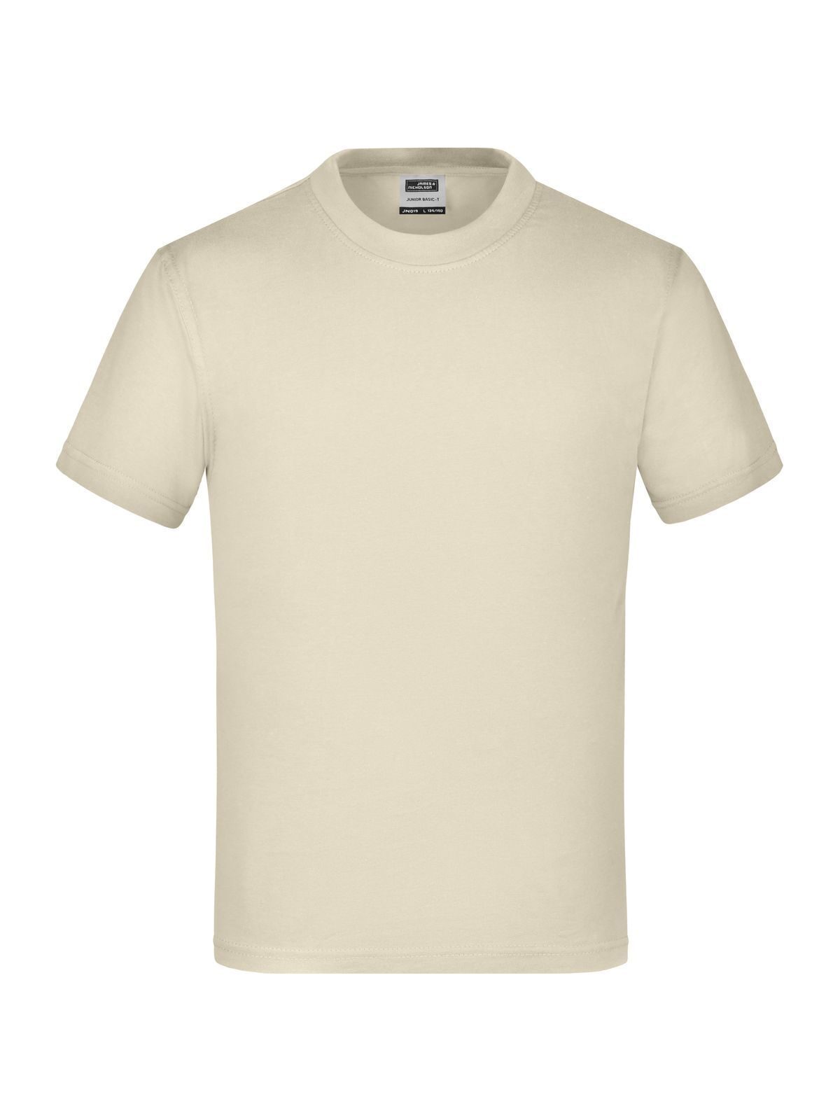 Junior Basic-T Kinder T-Shirt – Daiber – Farbe Stein – individuell veredelbar