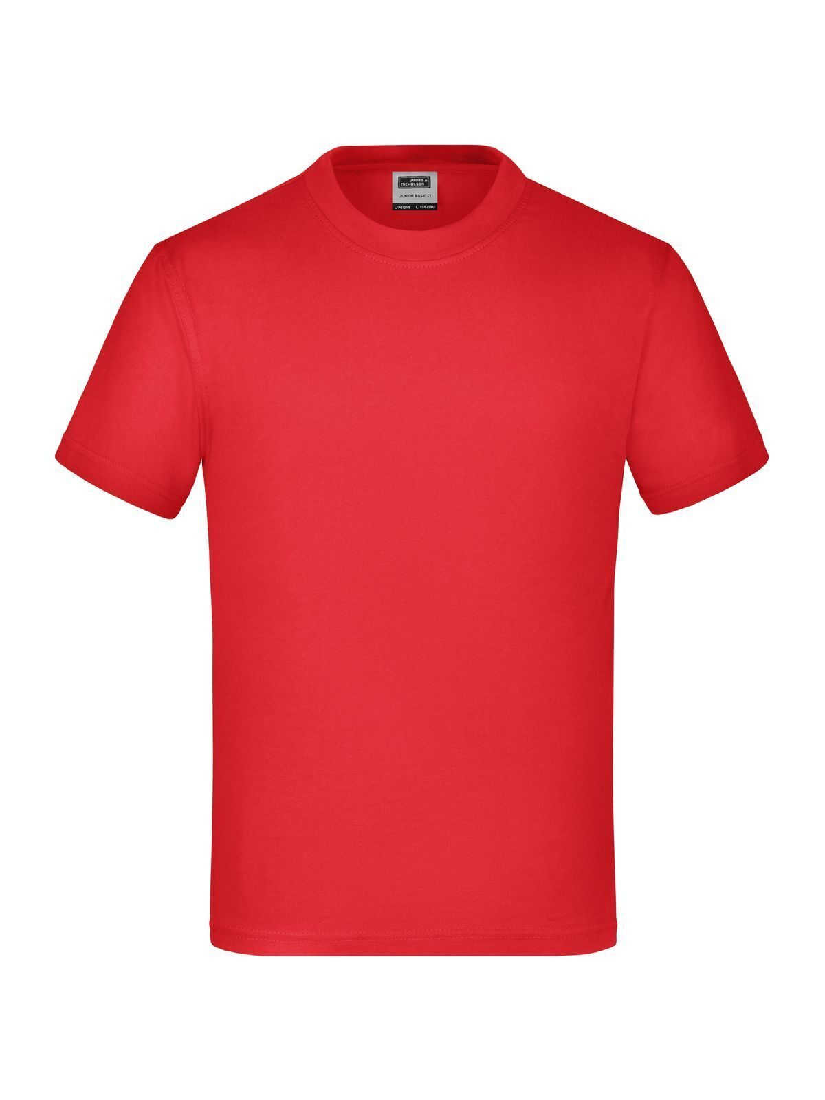 Junior Basic-T Kinder T-Shirt – Daiber – Farbe tomato – individuell veredelbar