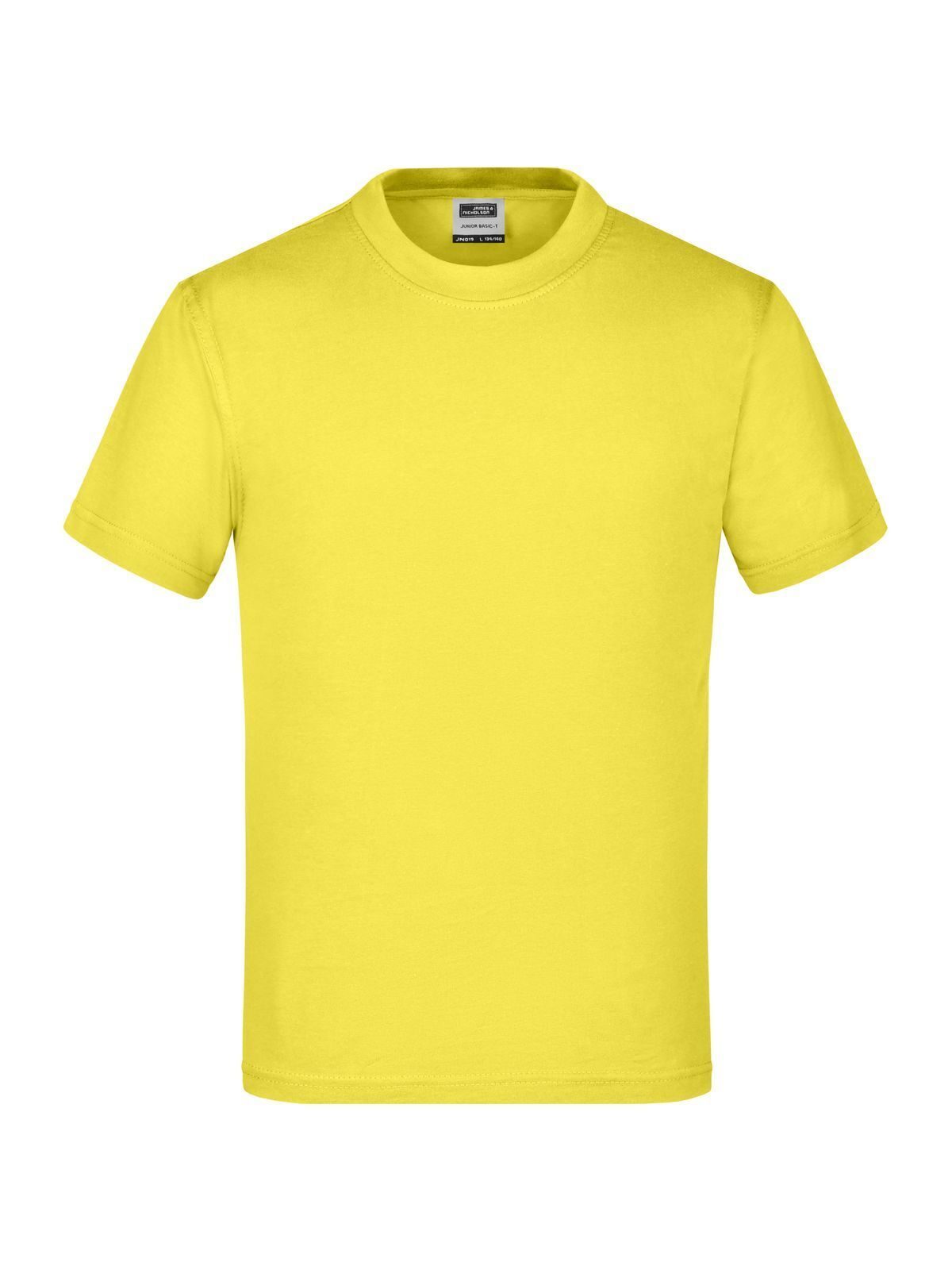 Junior Basic-T Kinder T-Shirt – Daiber – Farbe Gelb – individuell veredelbar