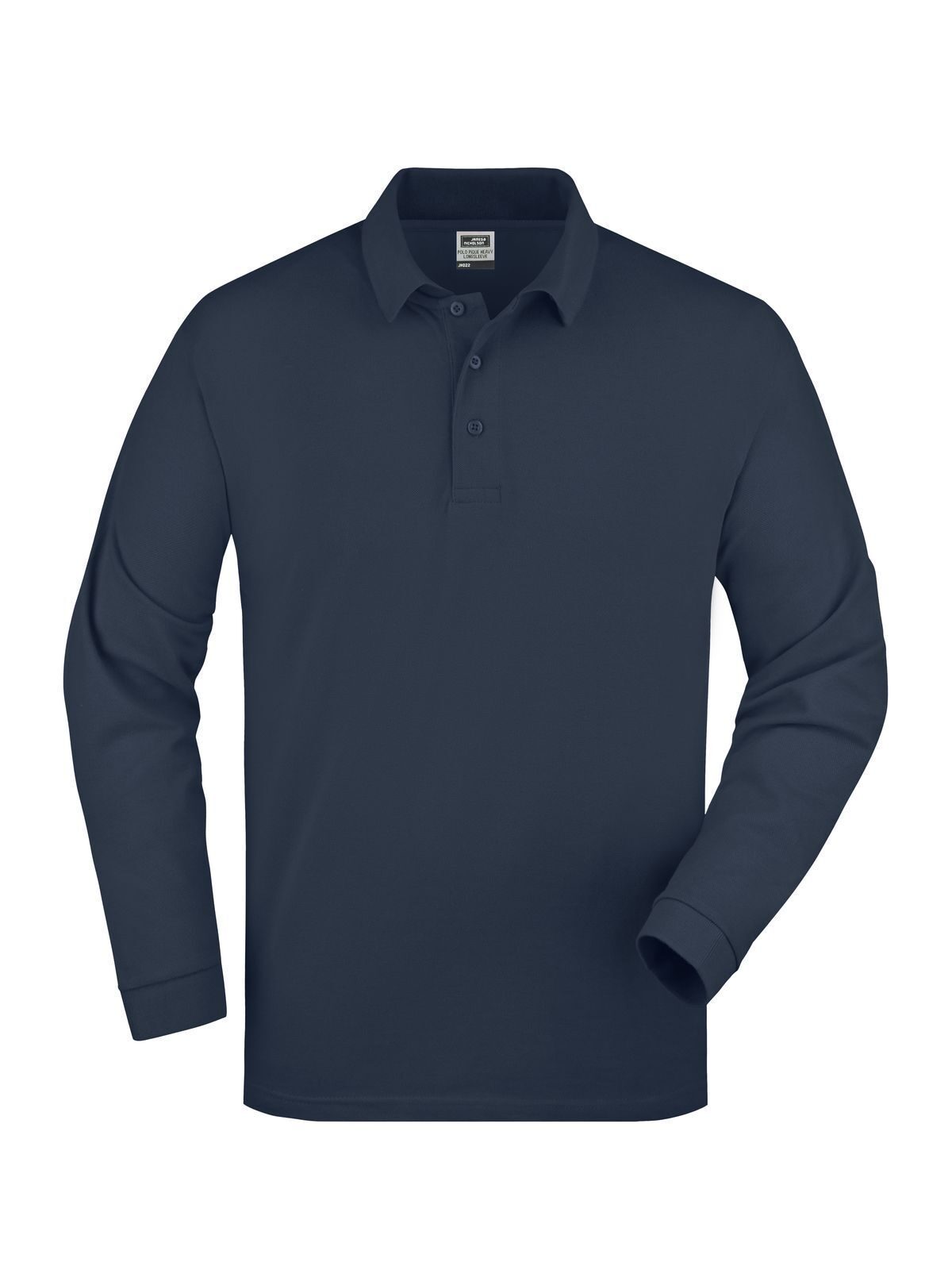 Polo Piqué Long-Sleeved Poloshirt – Daiber – Farbe Navy – individuell veredelbar