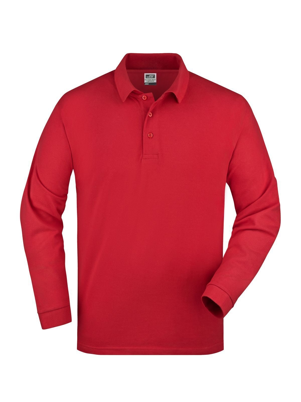 Polo Piqué Long-Sleeved Poloshirt – Daiber – Farbe Rot – individuell veredelbar