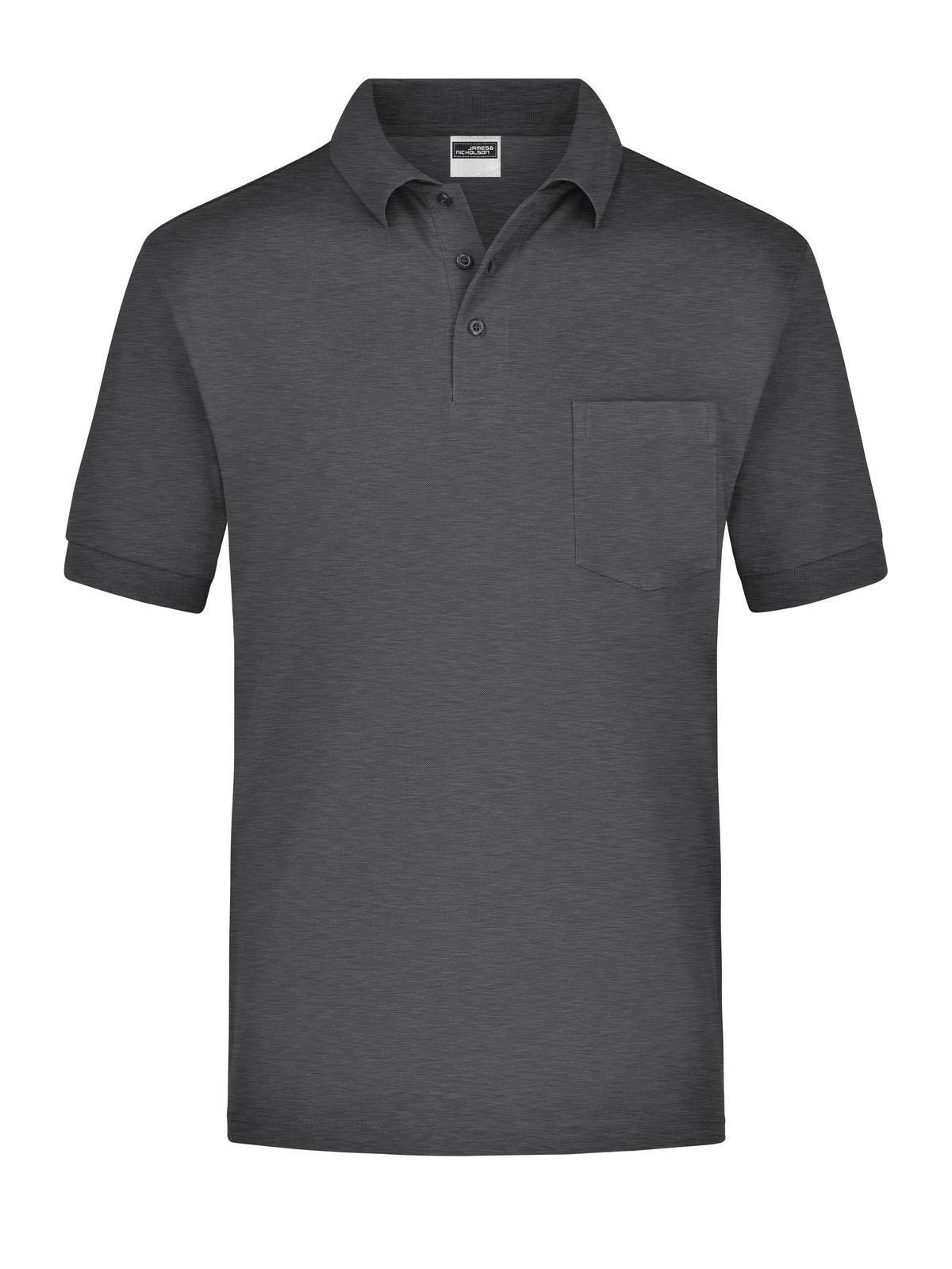 Polo Piqué Pocket Herren Poloshirt – Daiber – Farbe anthracite-melange – individuell veredelbar