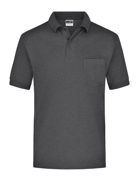 Polo Piqué Pocket Herren Poloshirt – Daiber – Farbe anthracite-melange – individuell veredelbar