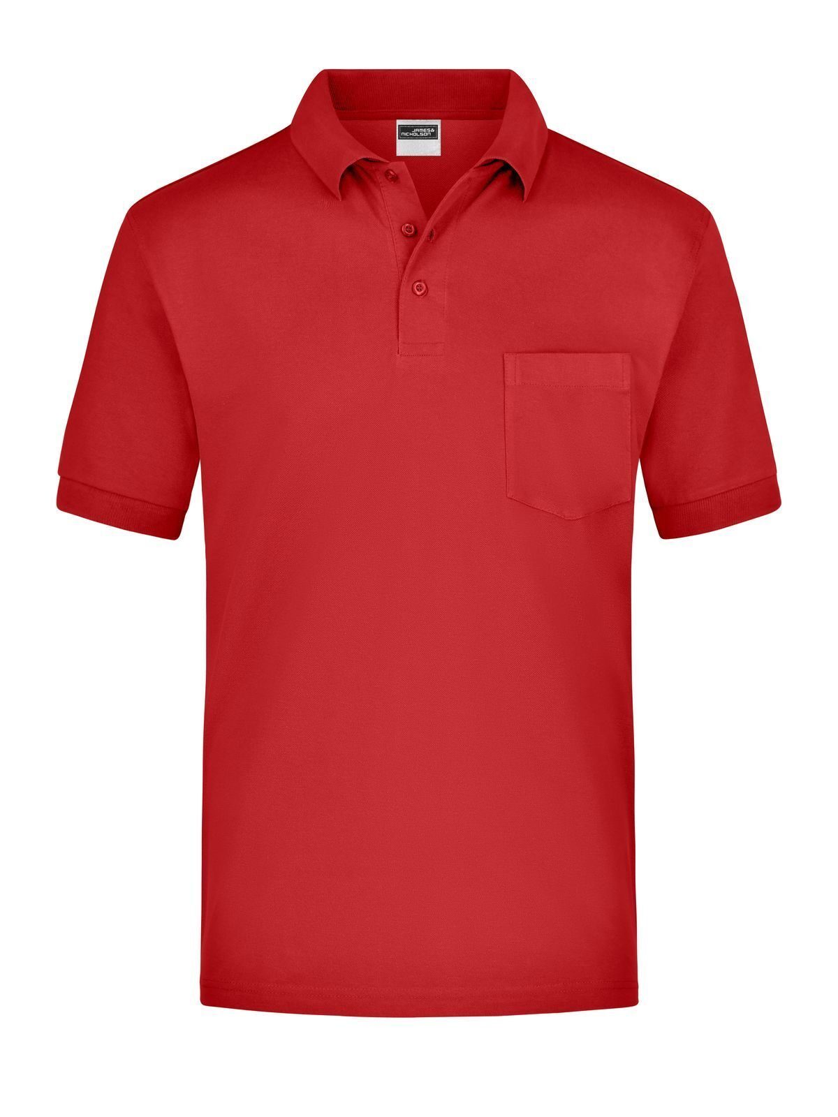 Polo Piqué Pocket Herren Poloshirt – Daiber – Farbe Rot – individuell veredelbar