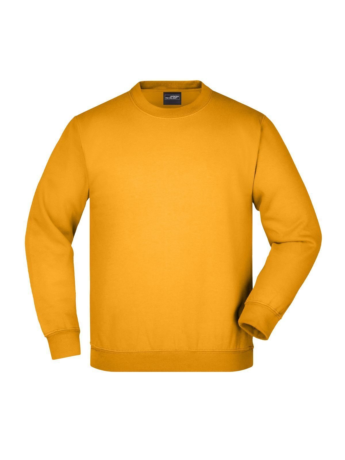 Round Sweat Heavy Junior Kinder Sweatshirt / Hoodie – Daiber – Farbe gold-yellow – individuell veredelbar