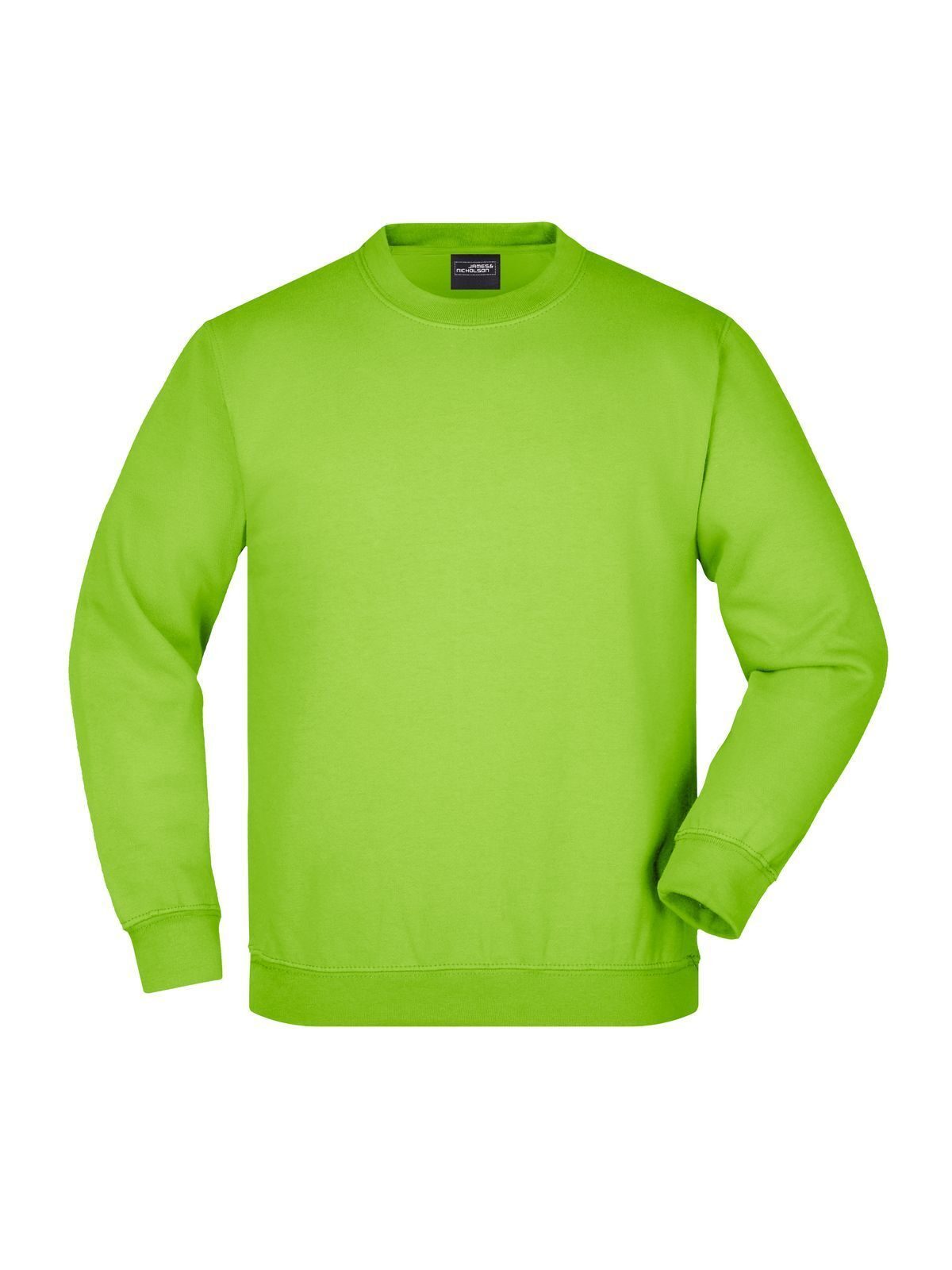 Round Sweat Heavy Junior Kinder Sweatshirt / Hoodie – Daiber – Farbe lime-green – individuell veredelbar