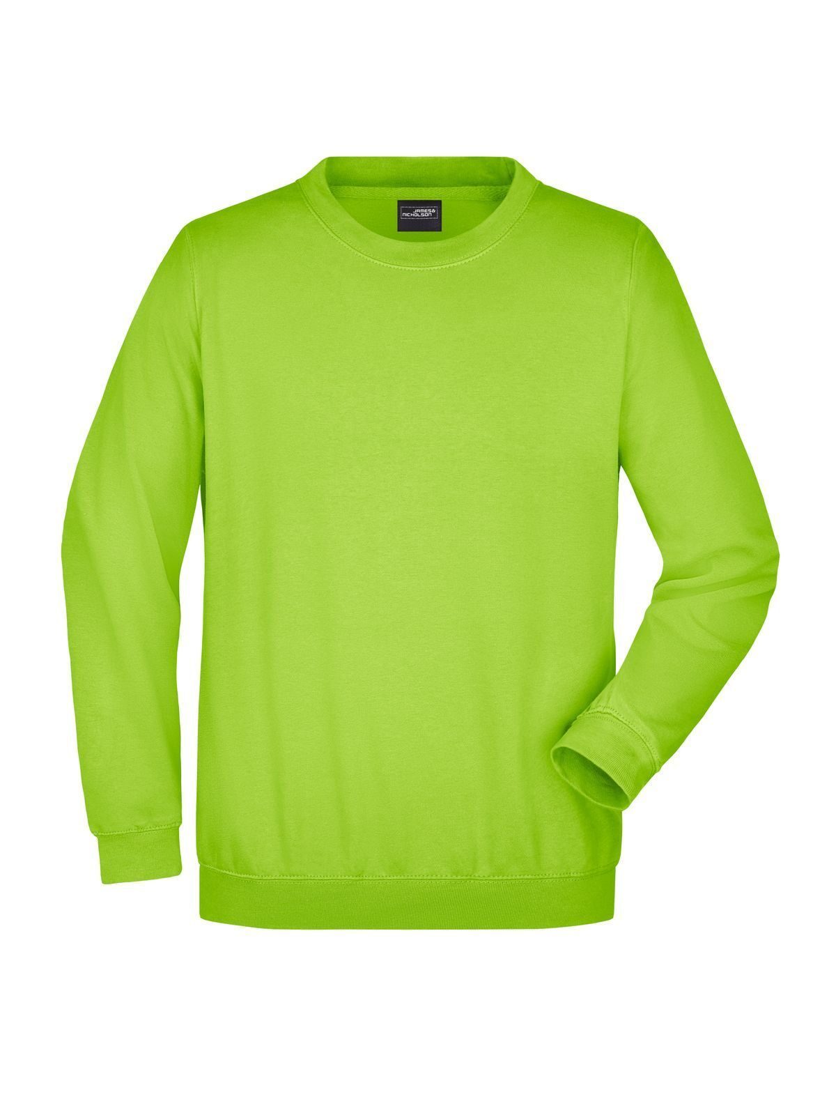 Round Sweat Heavy Herren Sweatshirt / Hoodie – Daiber – Farbe lime-green – individuell veredelbar