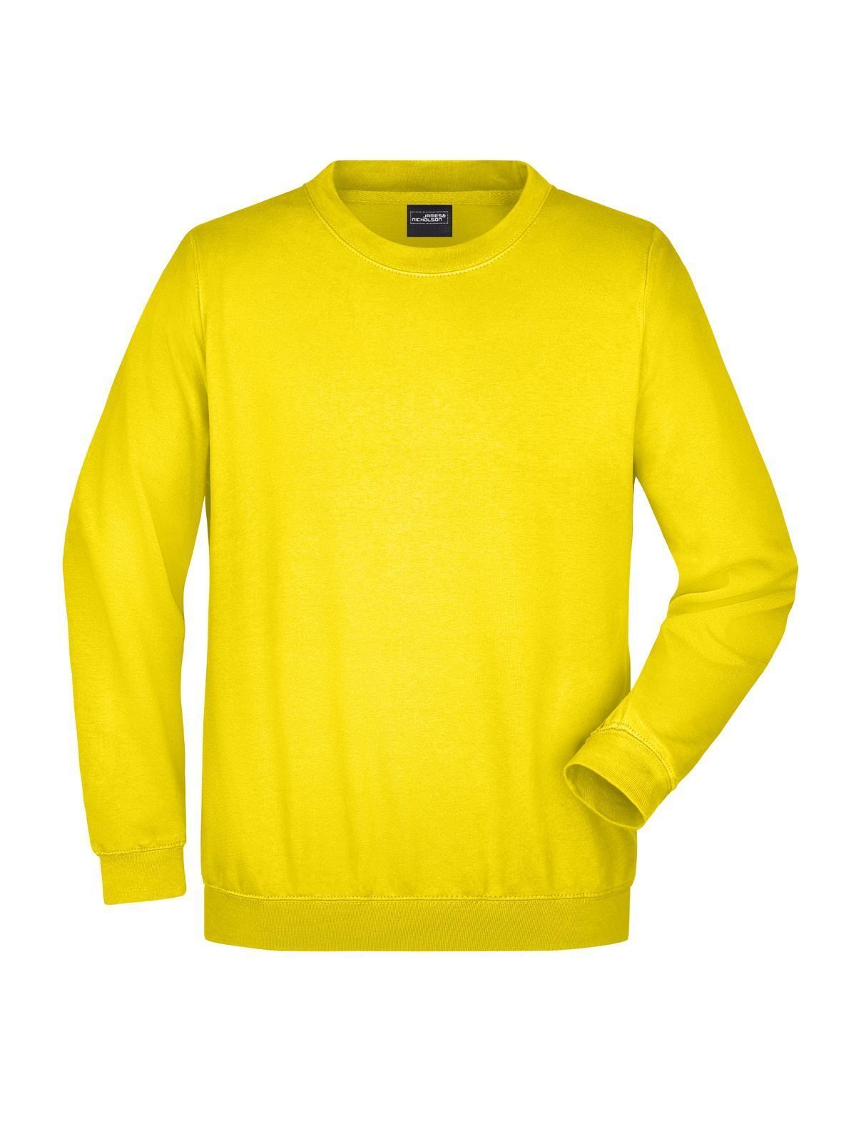 Round Sweat Heavy Herren Sweatshirt / Hoodie – Daiber – Farbe sun yellow – individuell veredelbar