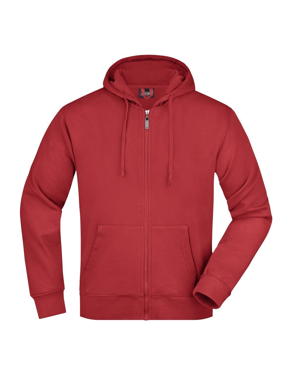 Hooded Jacket Herren Sweatshirt / Hoodie – Daiber – Farbe Rot – individuell veredelbar