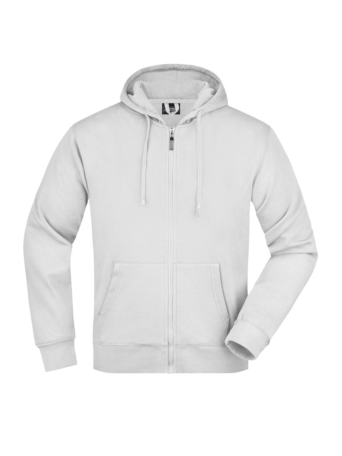 Hooded Jacket Herren Sweatshirt / Hoodie – Daiber – Farbe Weiß – individuell veredelbar
