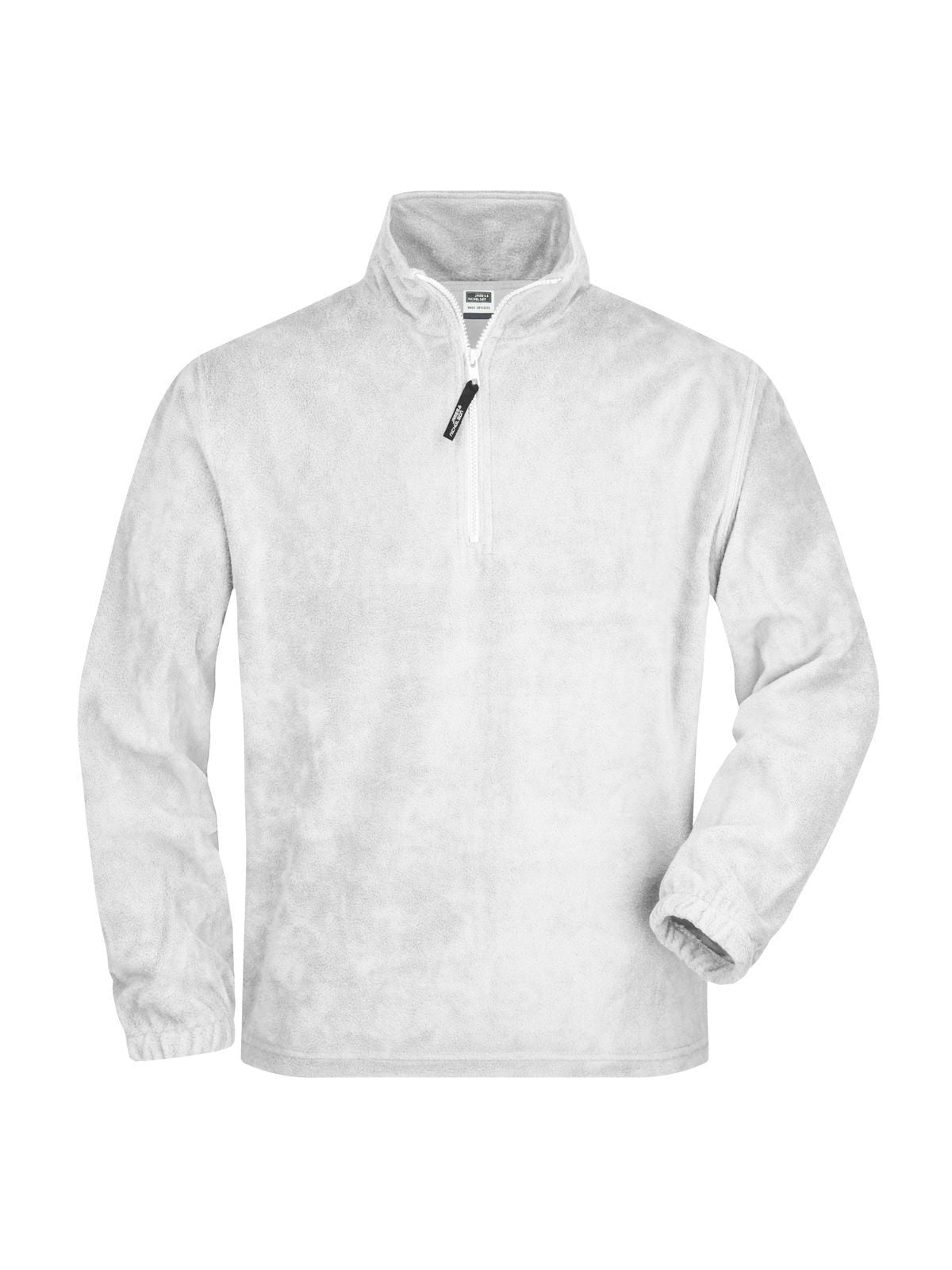 Half-Zip Fleece – Daiber – Farbe Weiß – individuell veredelbar