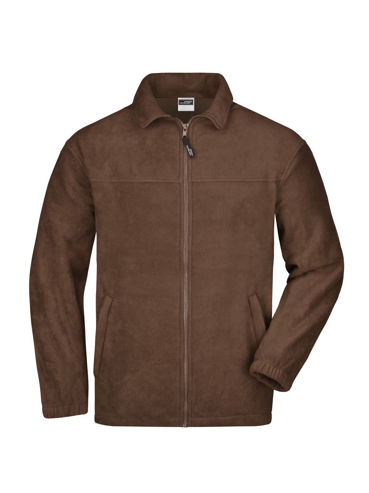 Full-Zip Fleece – Daiber – Farbe Braun – individuell veredelbar