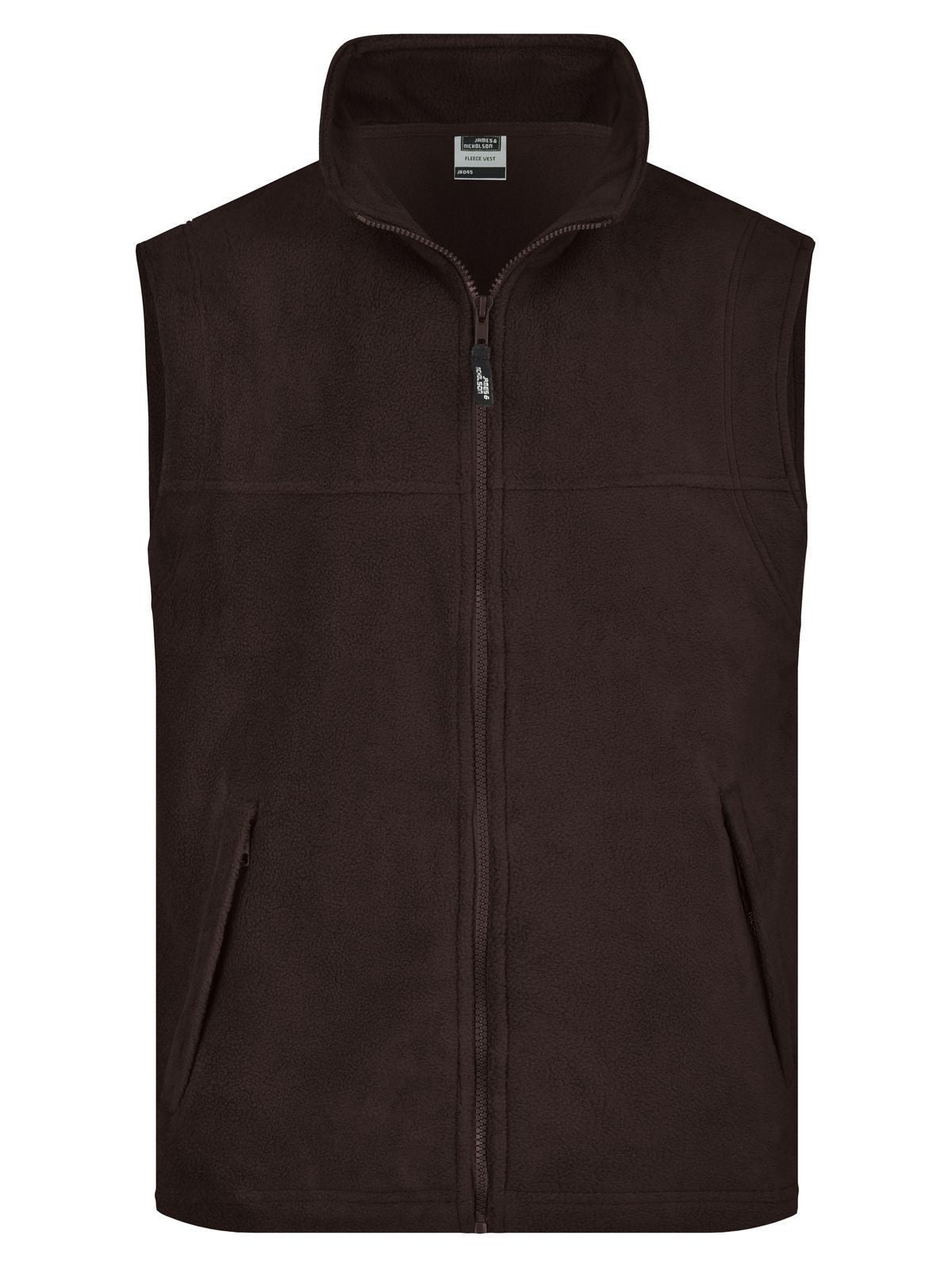 Fleece Vest – Daiber – Farbe Braun – individuell veredelbar