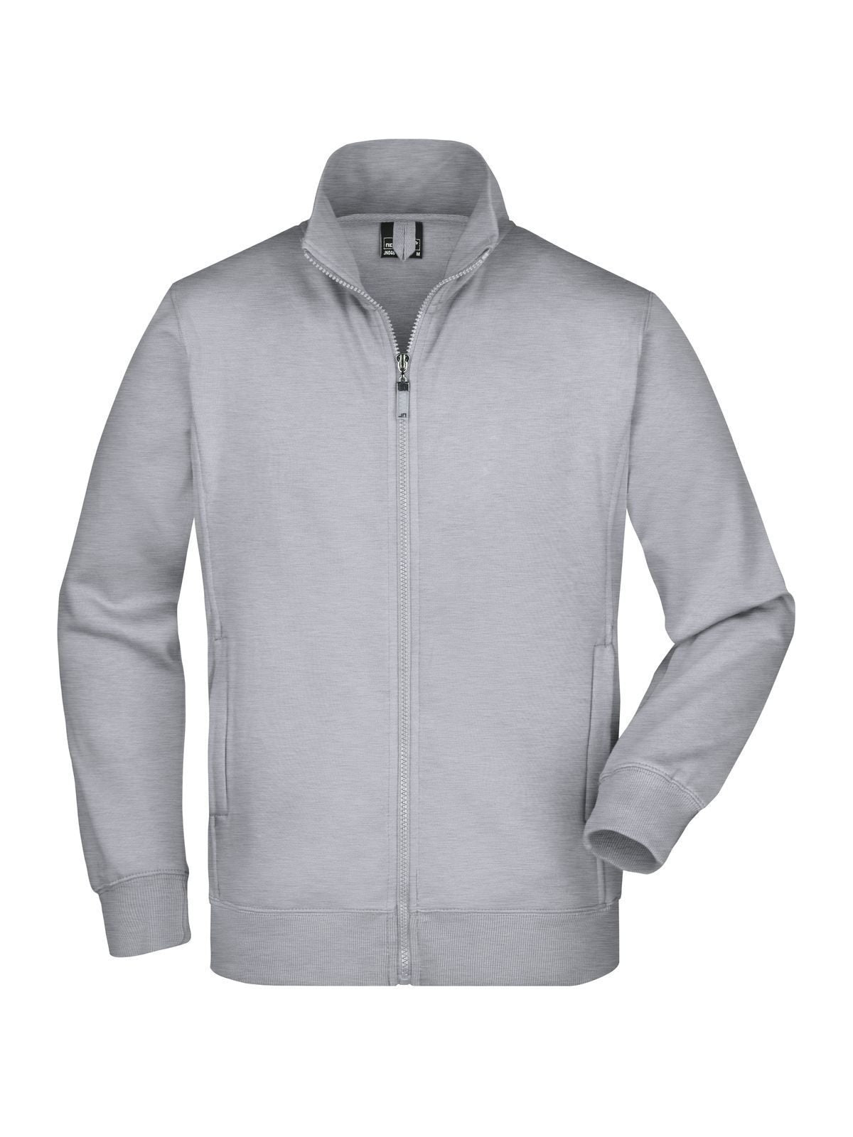 Jacket Herren Sweatshirt / Hoodie – Daiber – Farbe grey-heather – individuell veredelbar