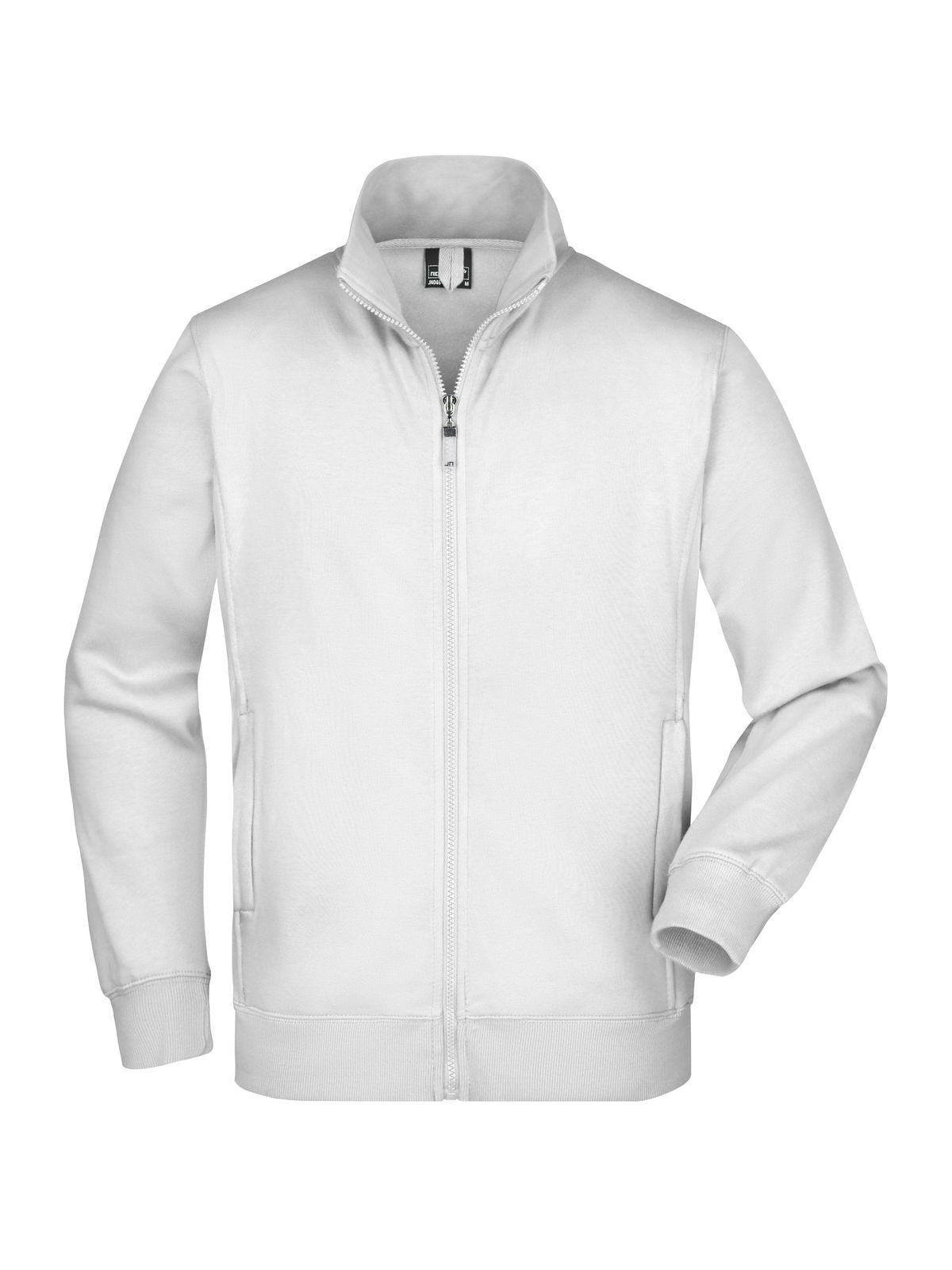 Jacket Herren Sweatshirt / Hoodie – Daiber – Farbe Weiß – individuell veredelbar