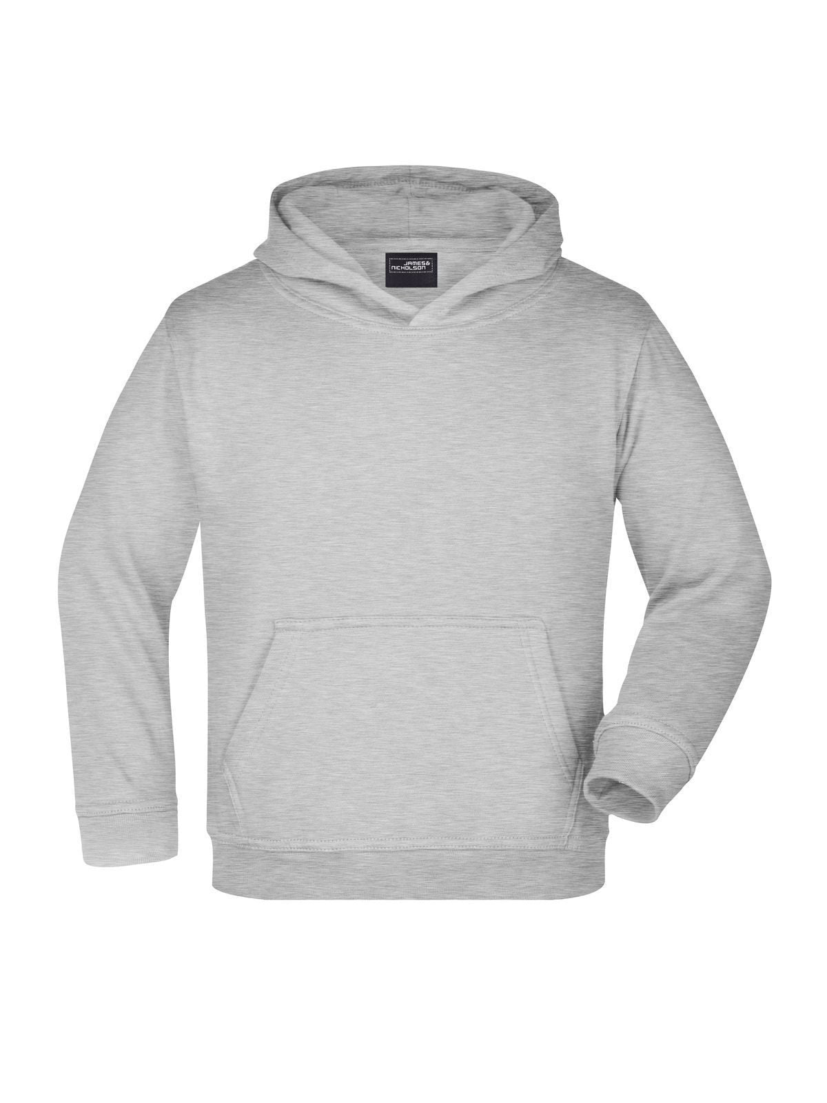 Hooded Sweat Junior Kinder Sweatshirt / Hoodie – Daiber – Farbe grey-heather – individuell veredelbar