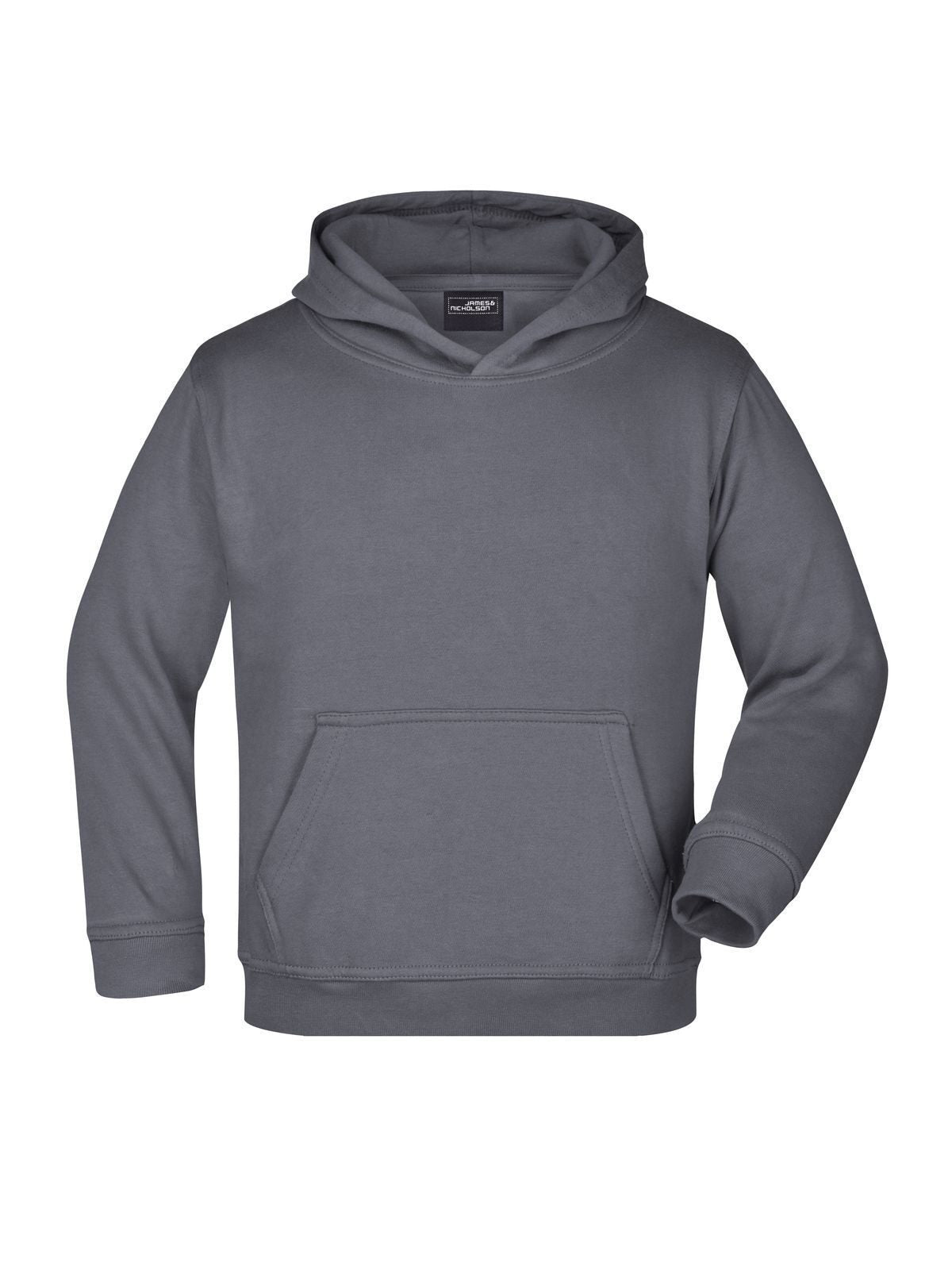 Hooded Sweat Junior Kinder Sweatshirt / Hoodie – Daiber – Farbe graphite – individuell veredelbar