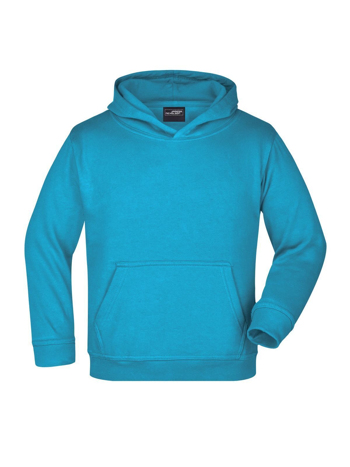 Hooded Sweat Junior Kinder Sweatshirt / Hoodie – Daiber – Farbe Türkis – individuell veredelbar
