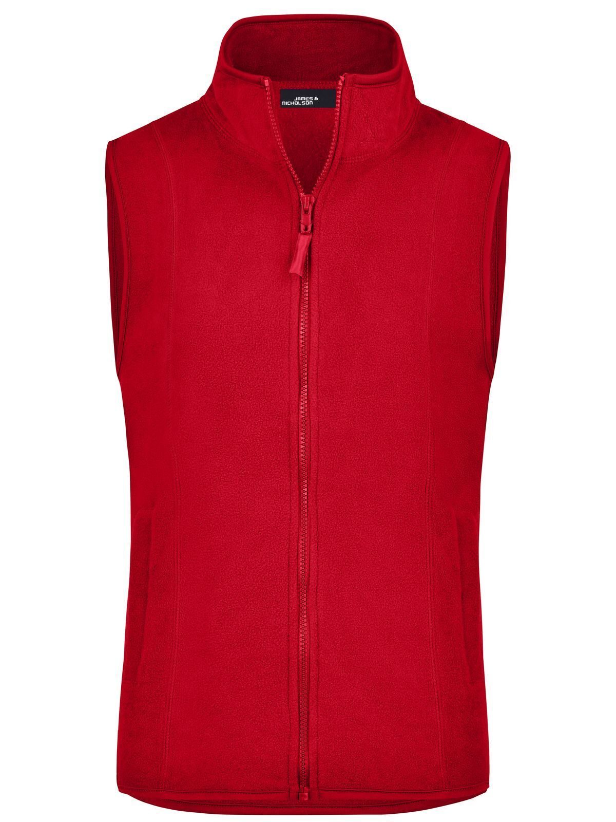 Girly Microfleece Vest Damen – Daiber – Farbe Rot – individuell veredelbar