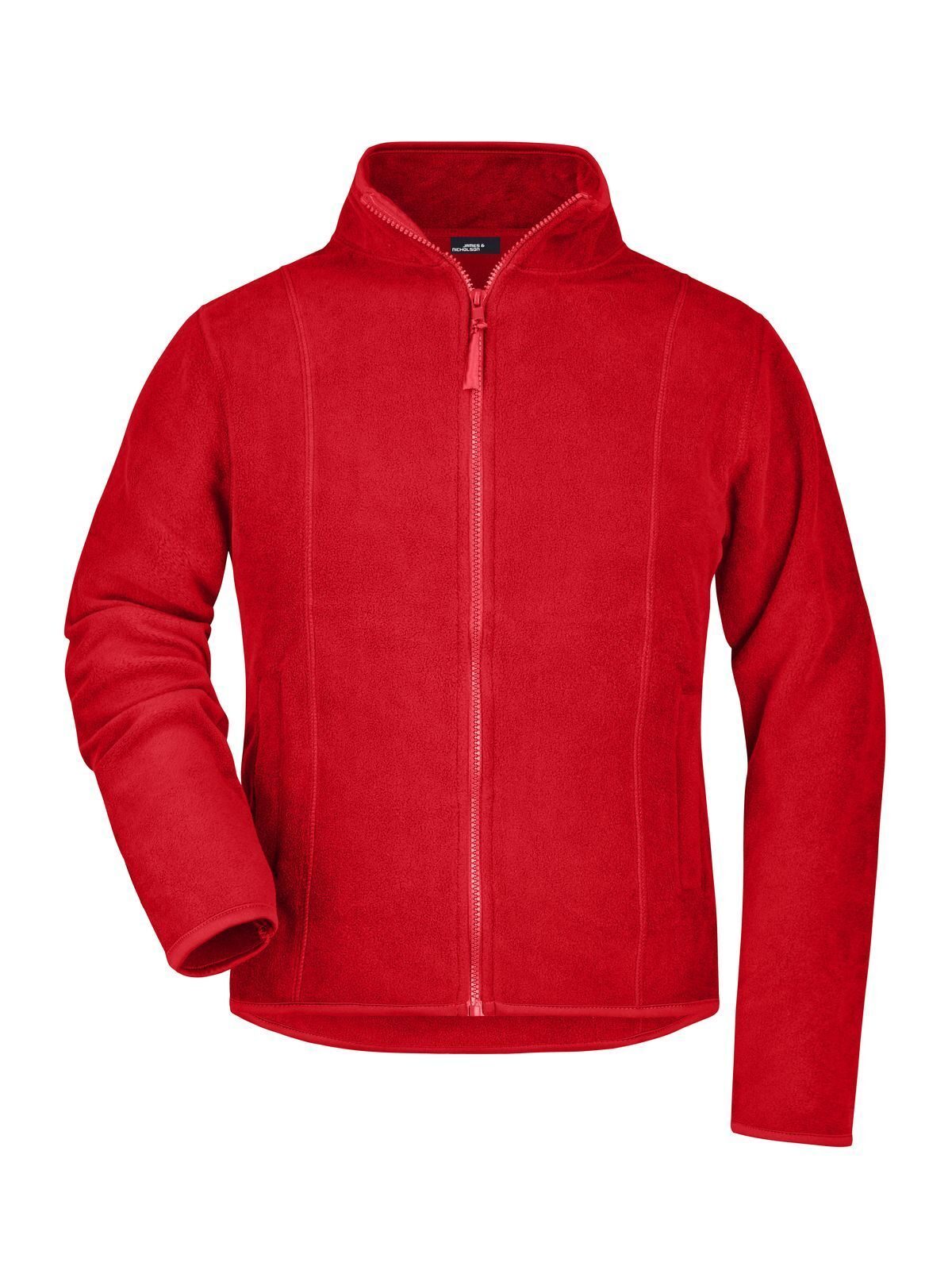 Girly Microfleece Jacket Damen – Daiber – Farbe Rot – individuell veredelbar