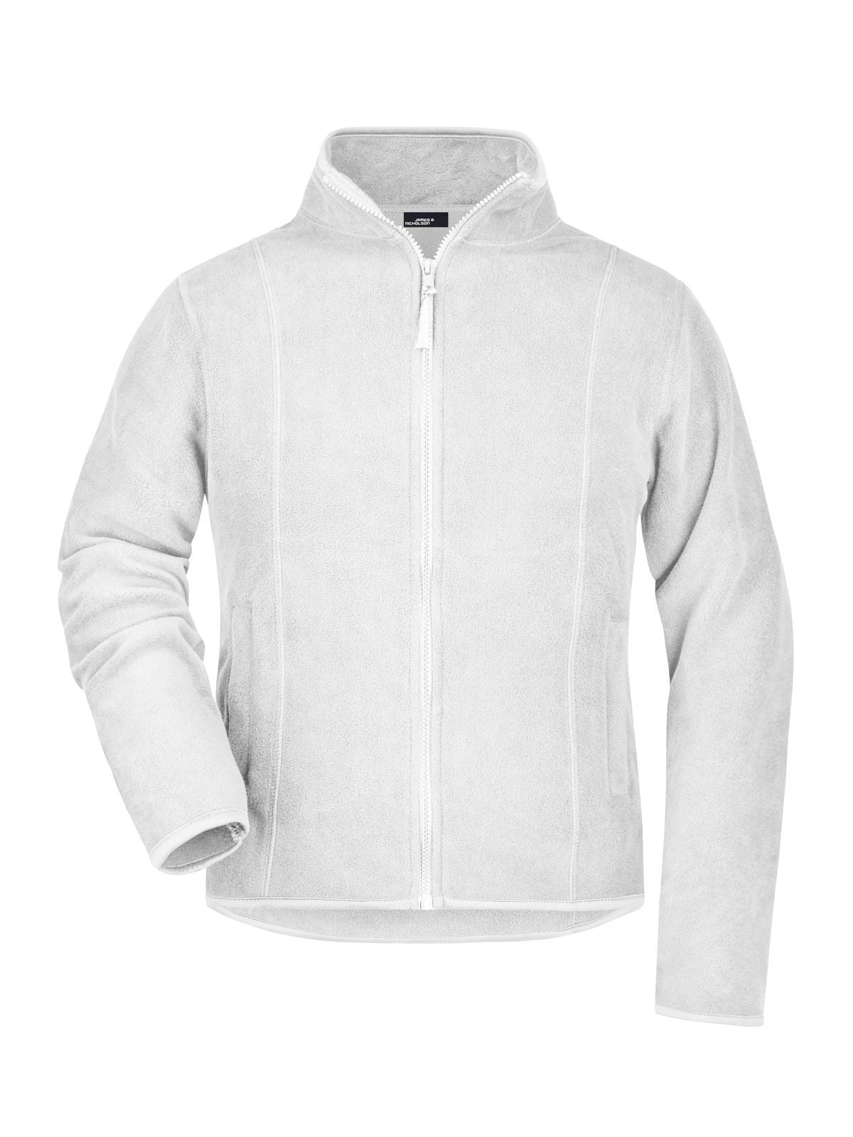 Girly Microfleece Jacket Damen – Daiber – Farbe Weiß – individuell veredelbar