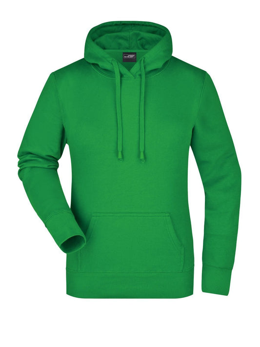 Ladies' Hooded Sweat Damen Sweatshirt / Hoodie – Daiber – Farbe fern-green – individuell veredelbar